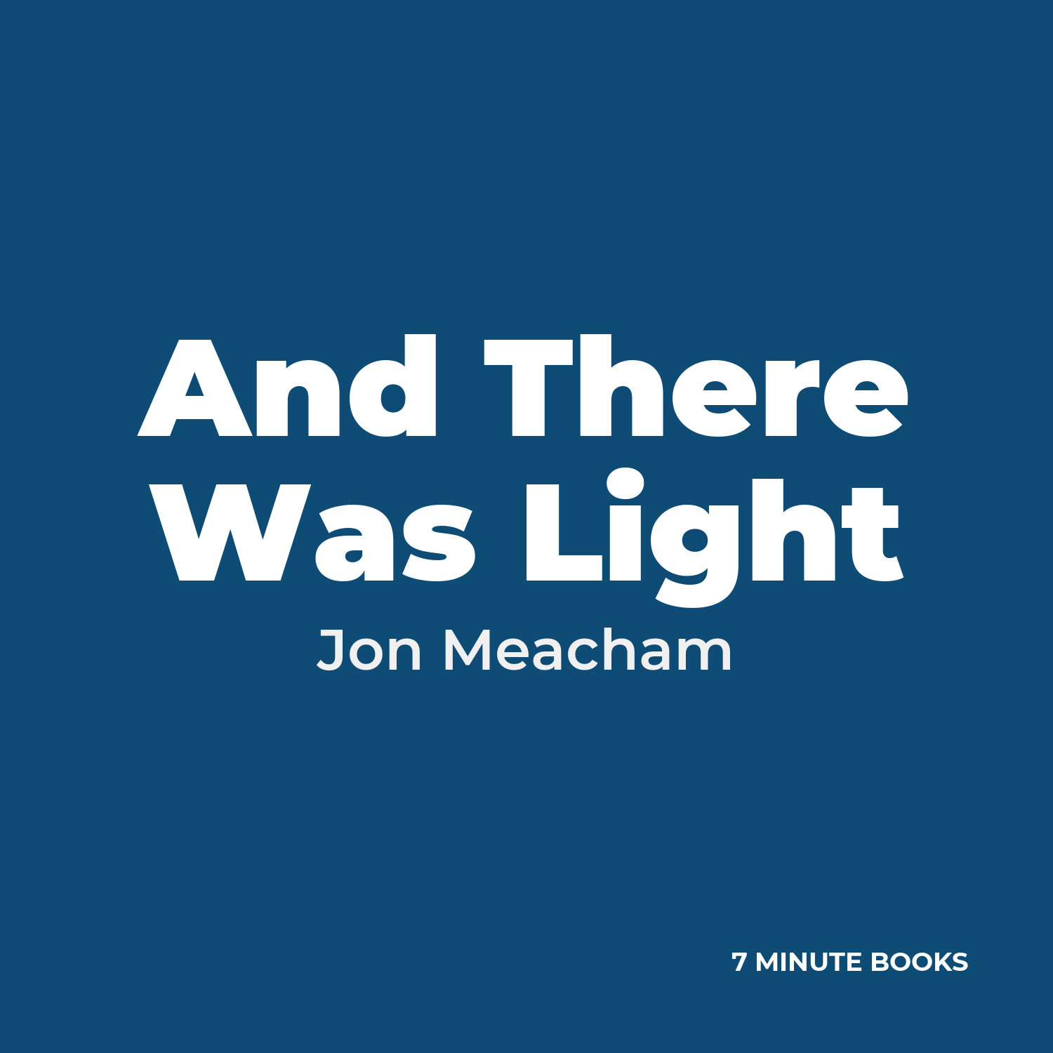 And There Was Light cover