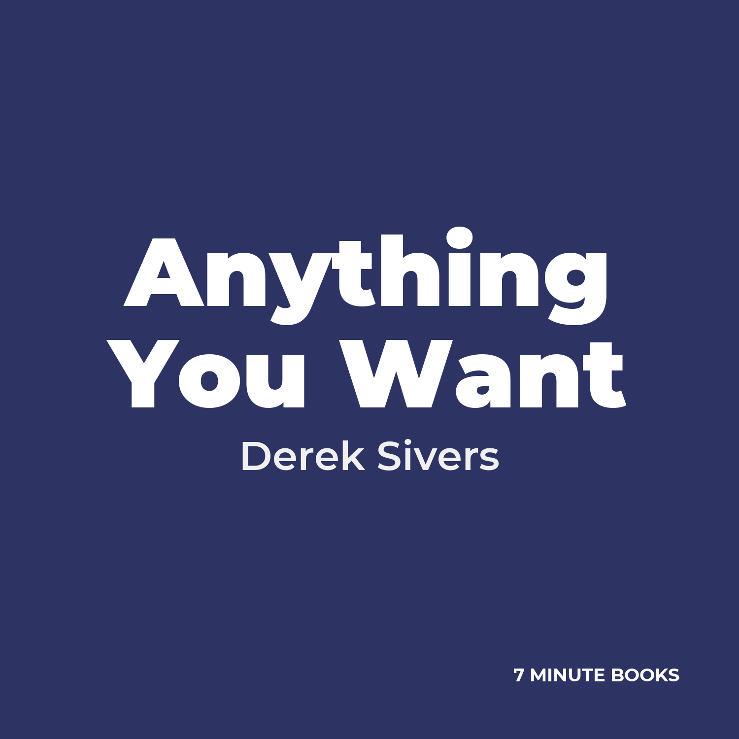 Anything You Want cover