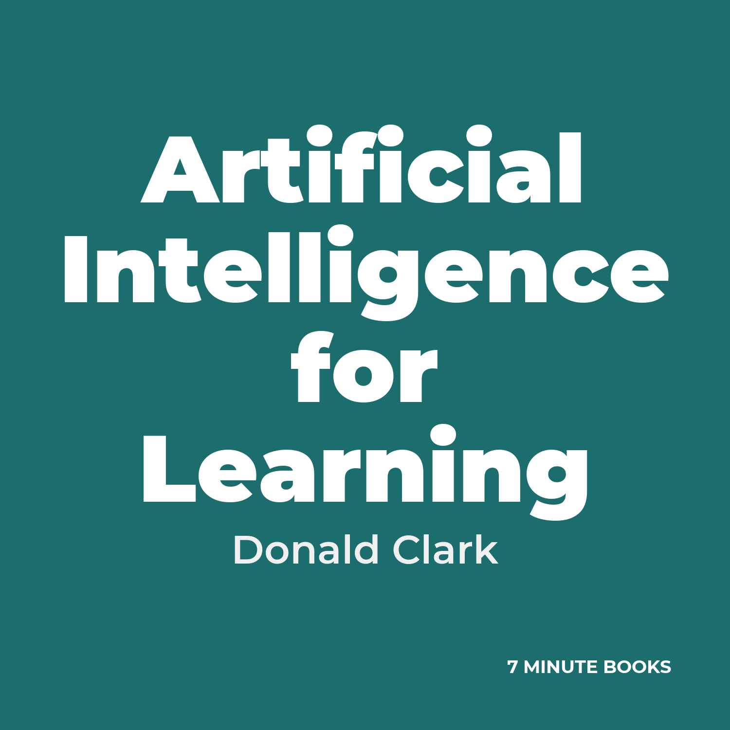 Artificial Intelligence for Learning cover