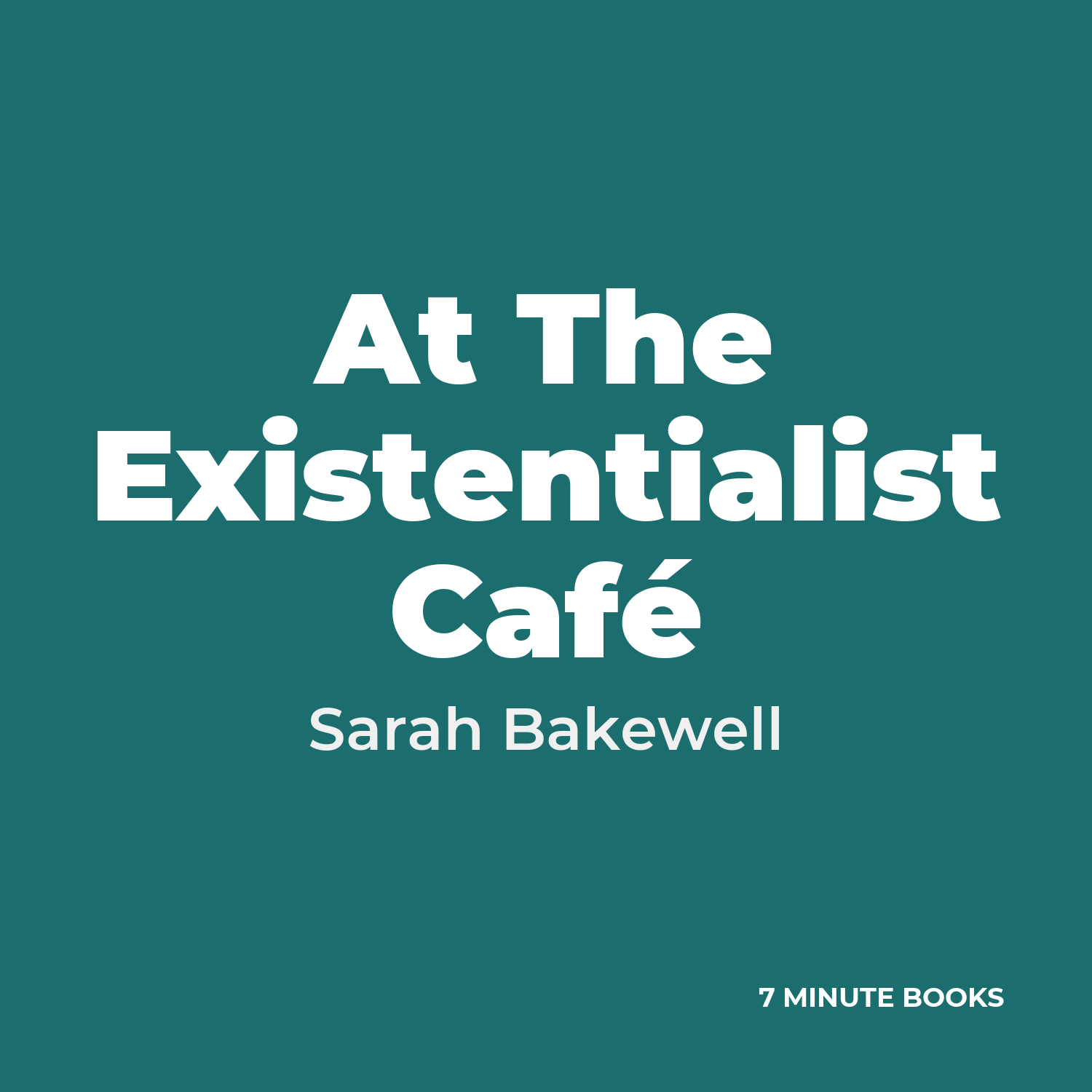 At The Existentialist Café cover