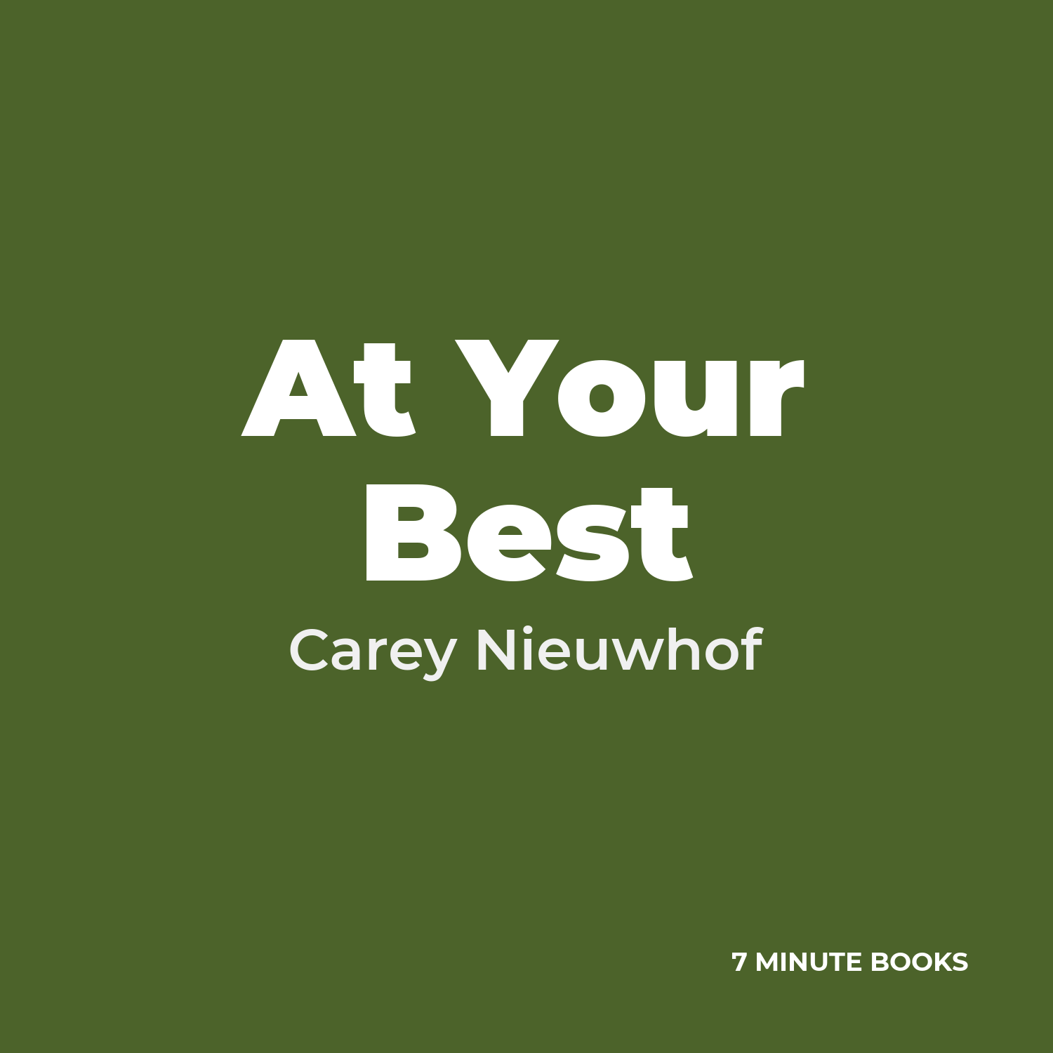 At Your Best cover