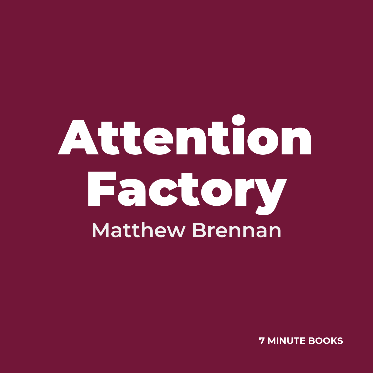 Attention Factory cover