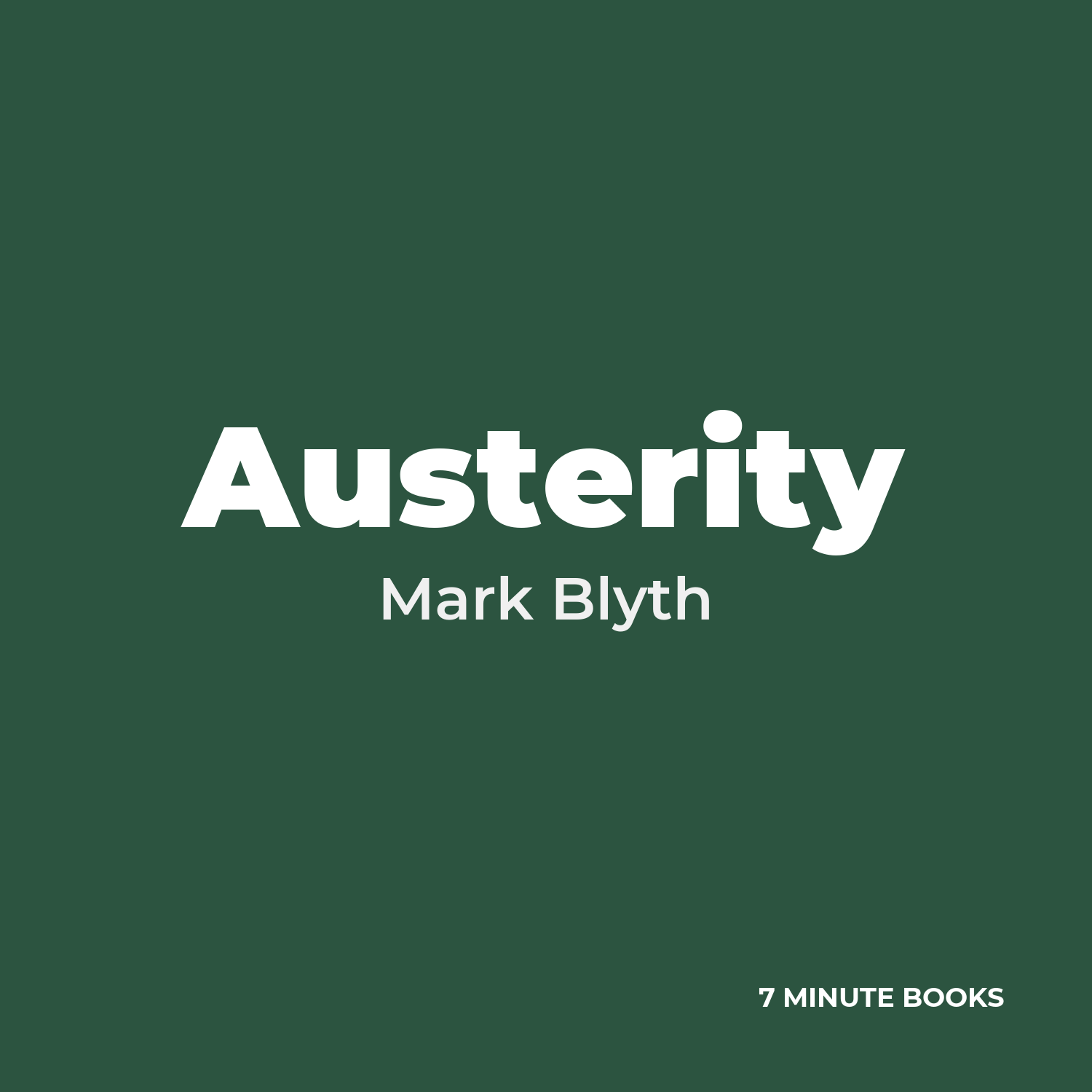 Austerity cover