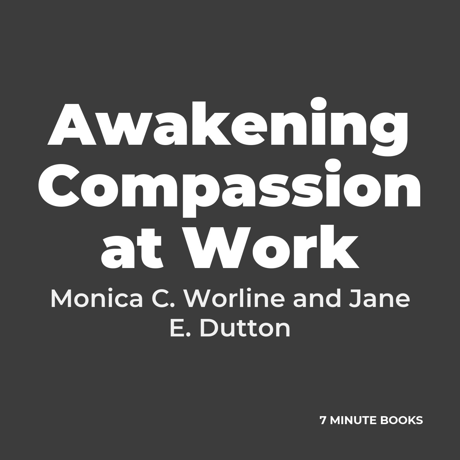 Awakening Compassion at Work cover
