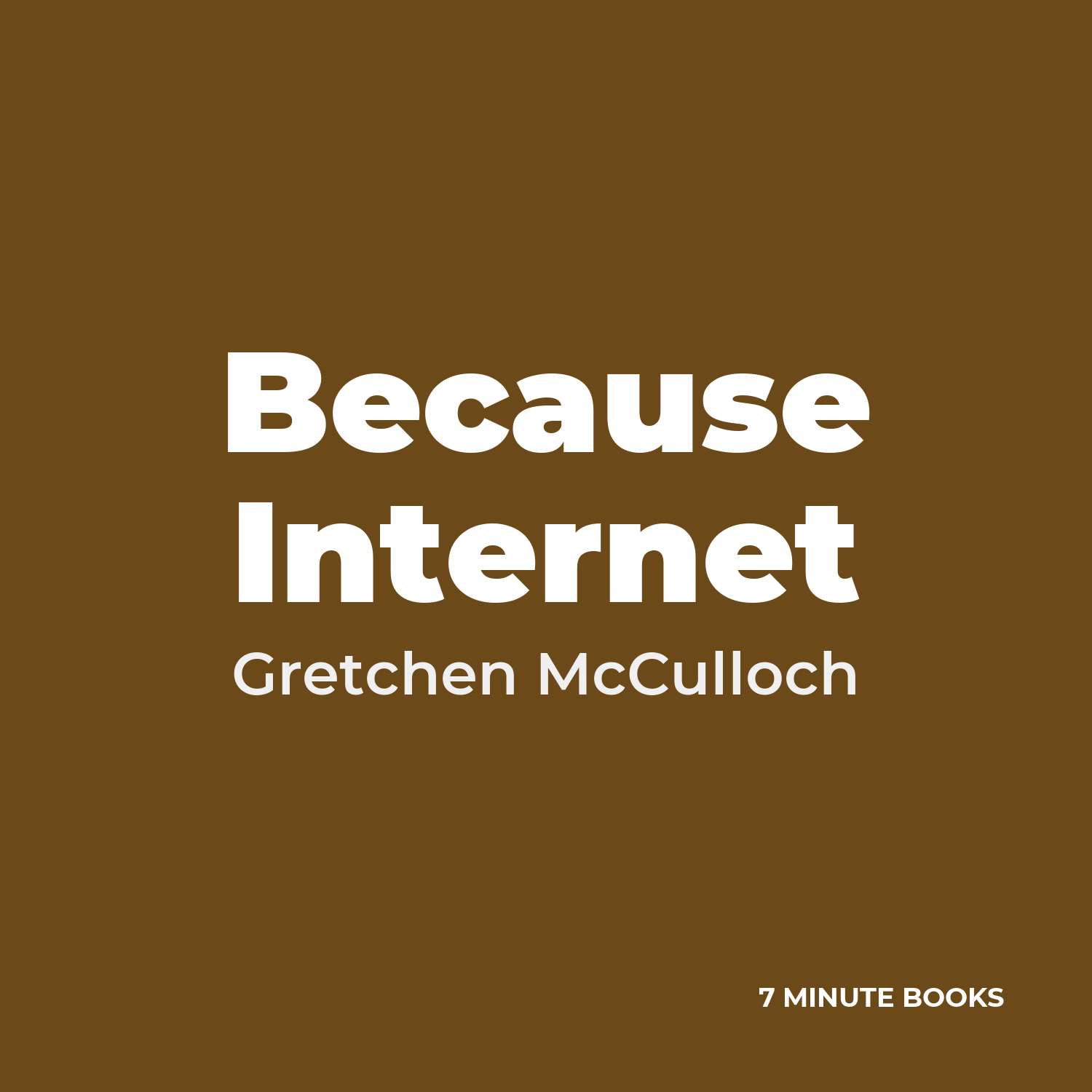 Because Internet cover