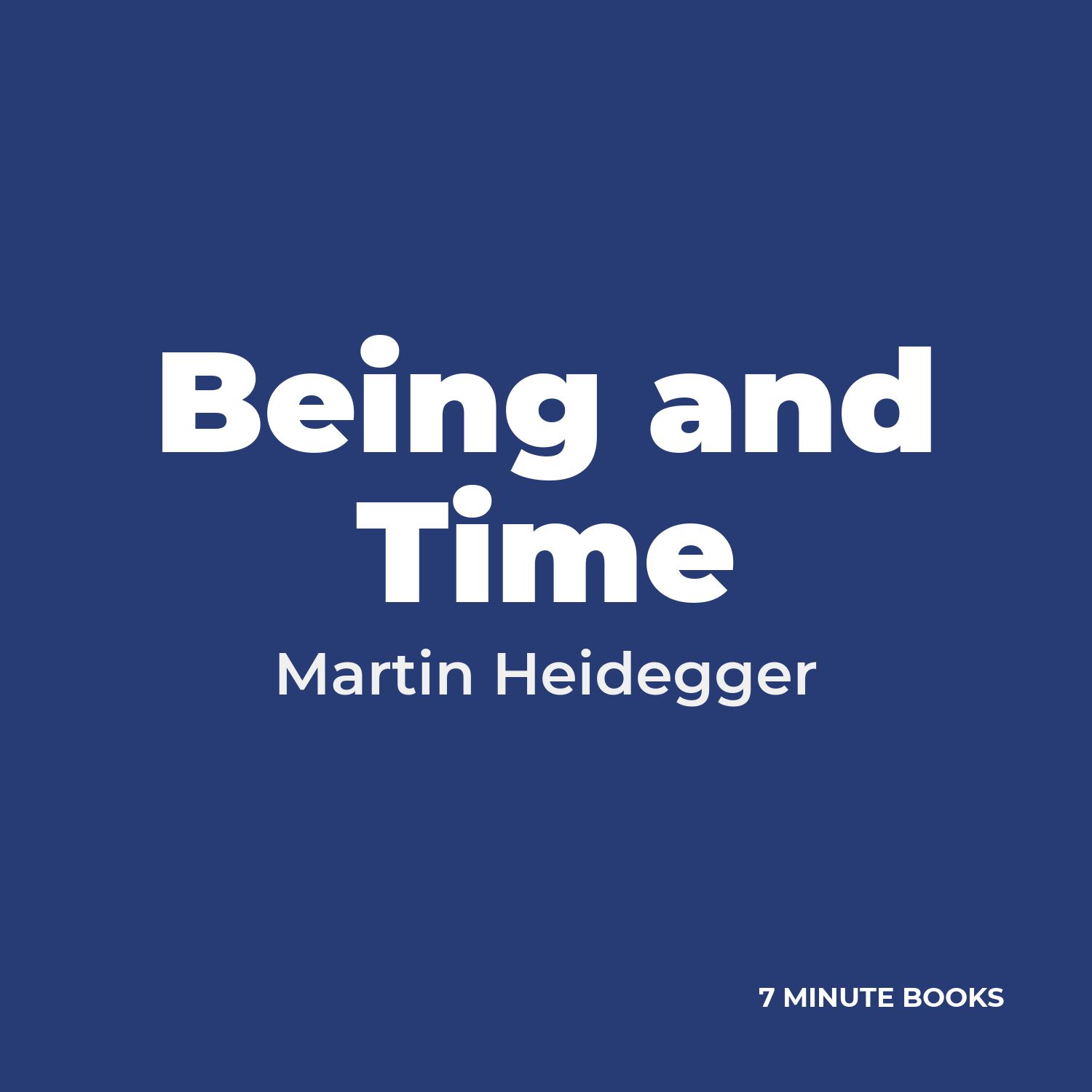 Being and Time — by Martin Heidegger