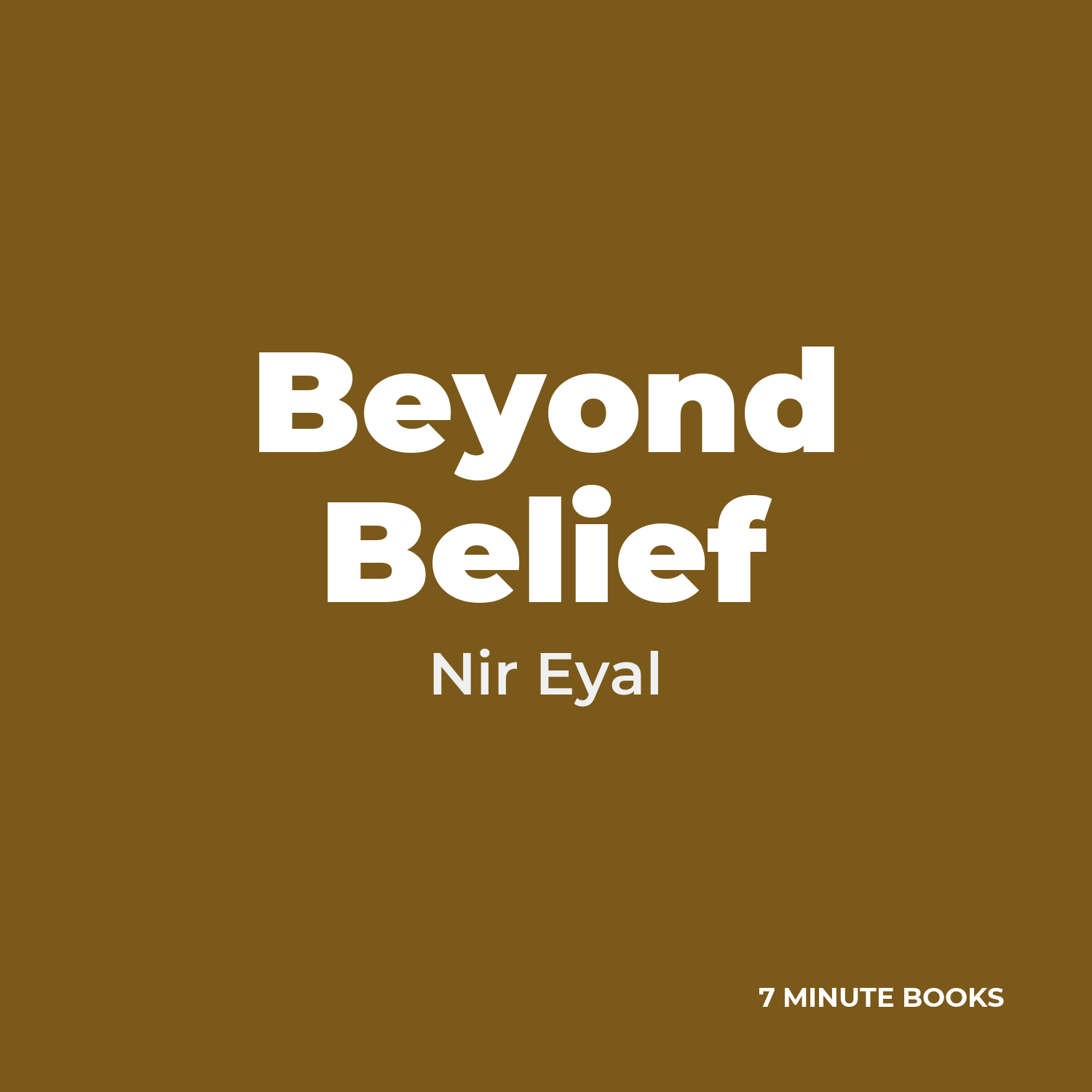 Beyond Belief cover