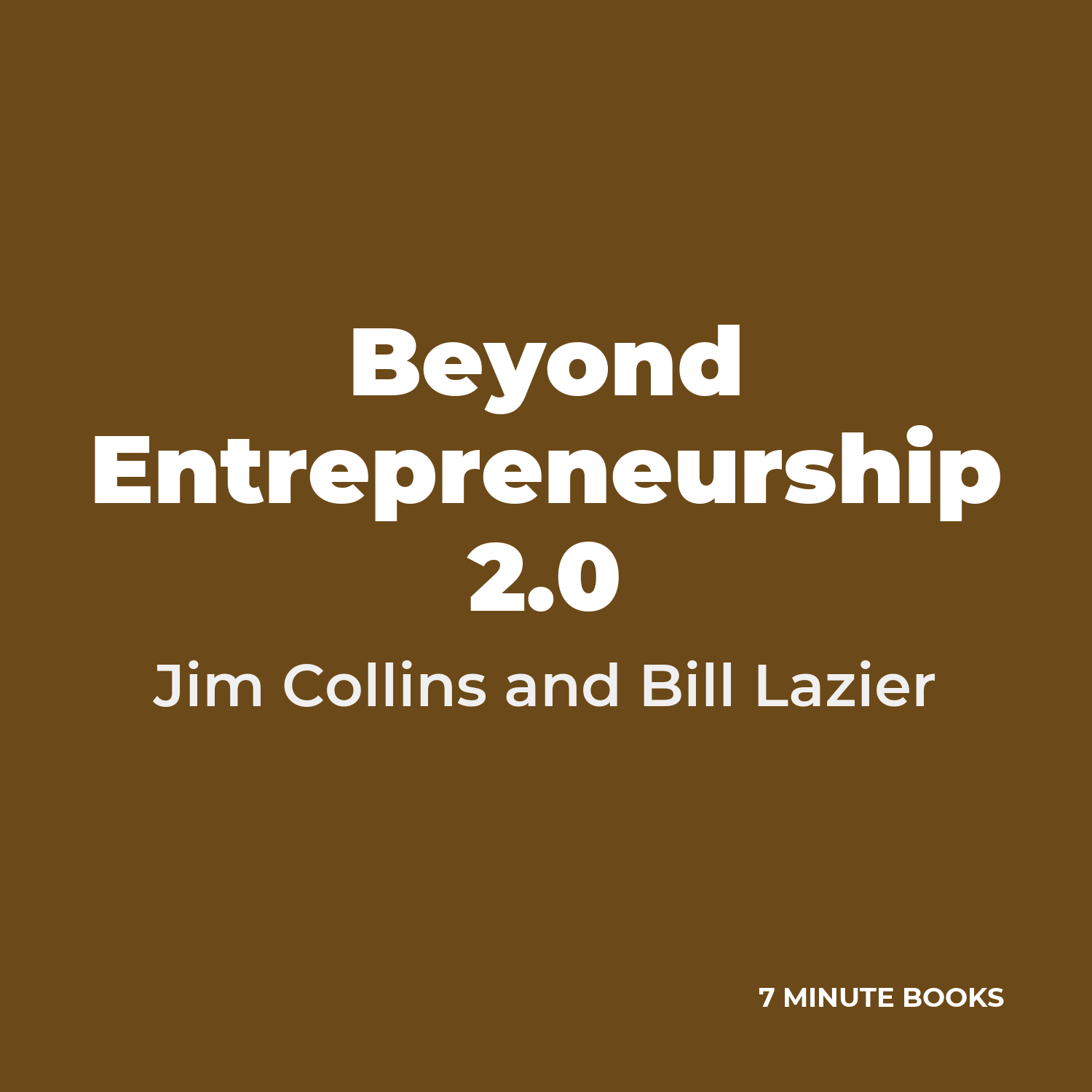 Beyond Entrepreneurship 2.0 cover