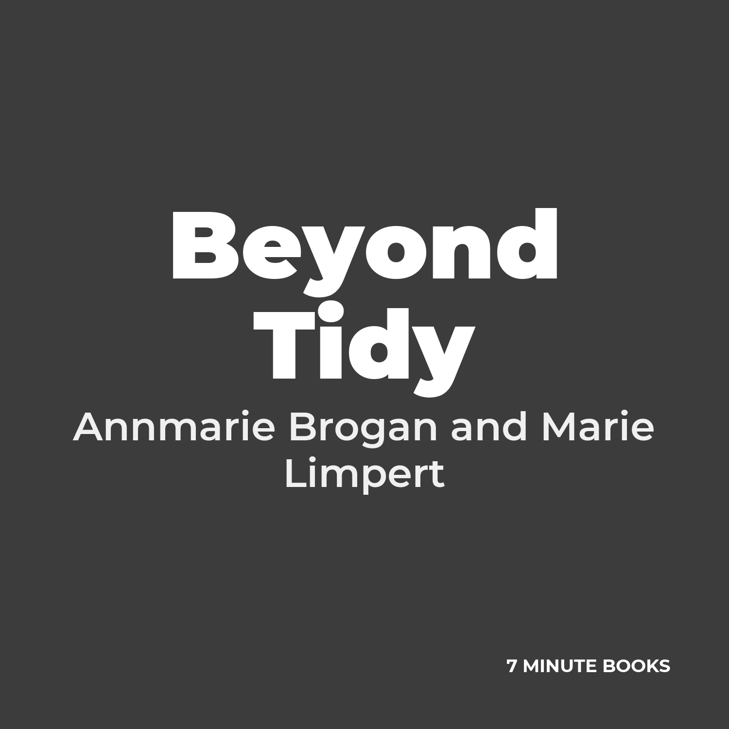 Beyond Tidy cover