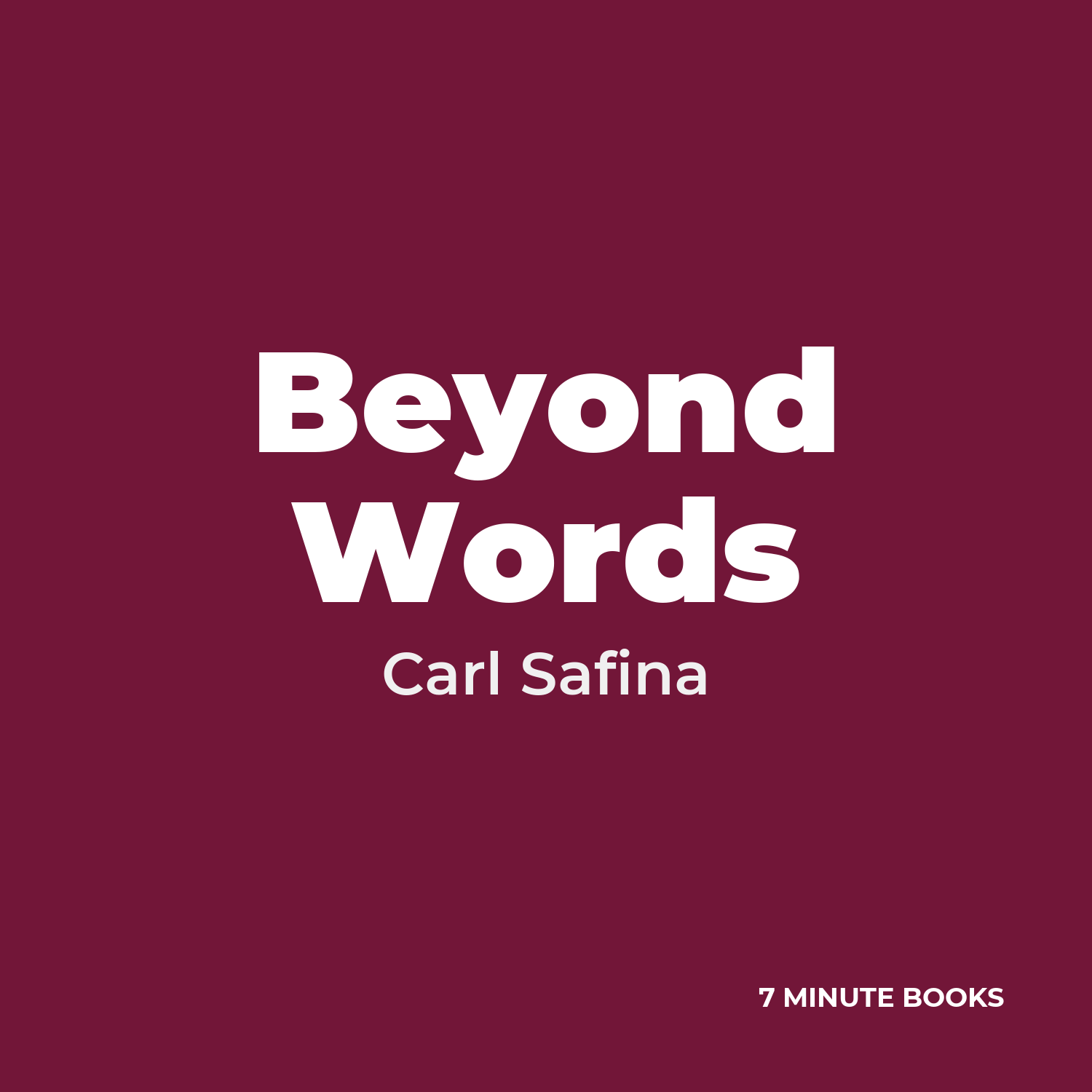 Beyond Words cover