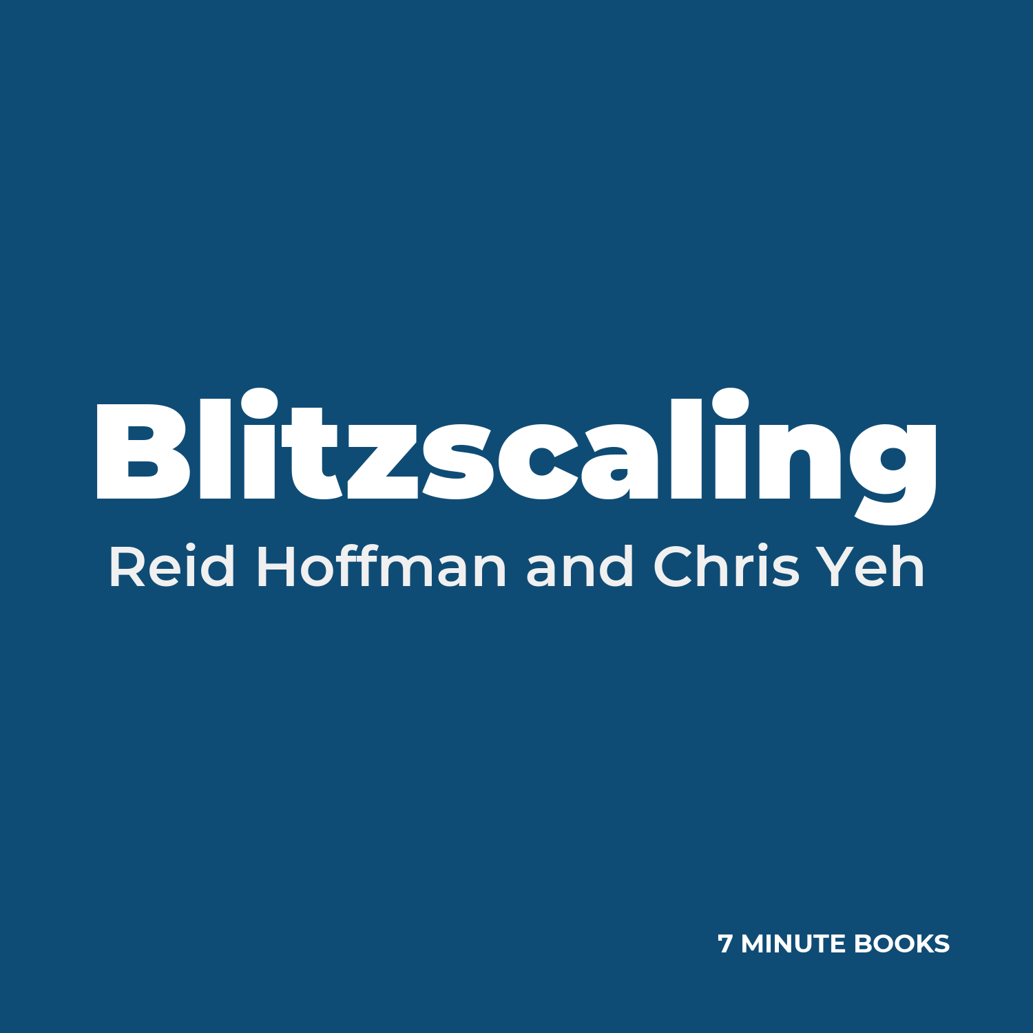 Blitzscaling cover