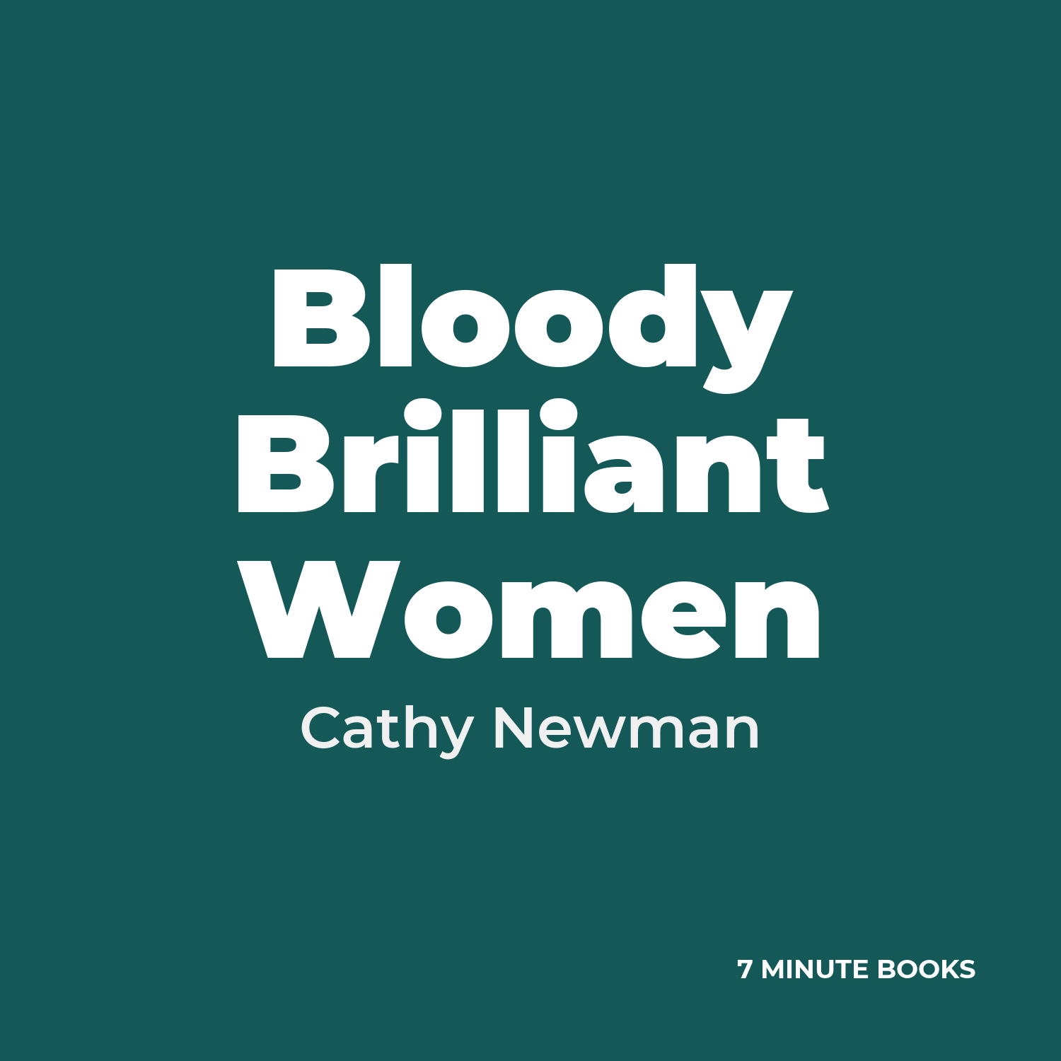 Bloody Brilliant Women cover