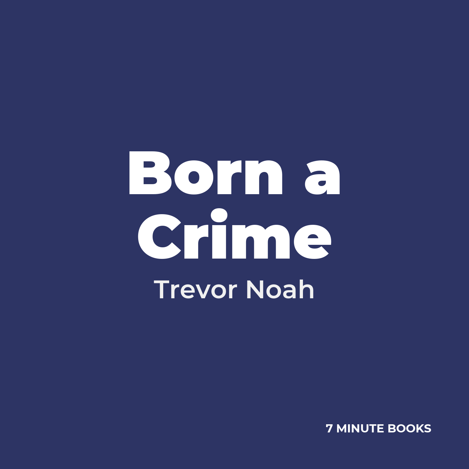 Born a Crime cover