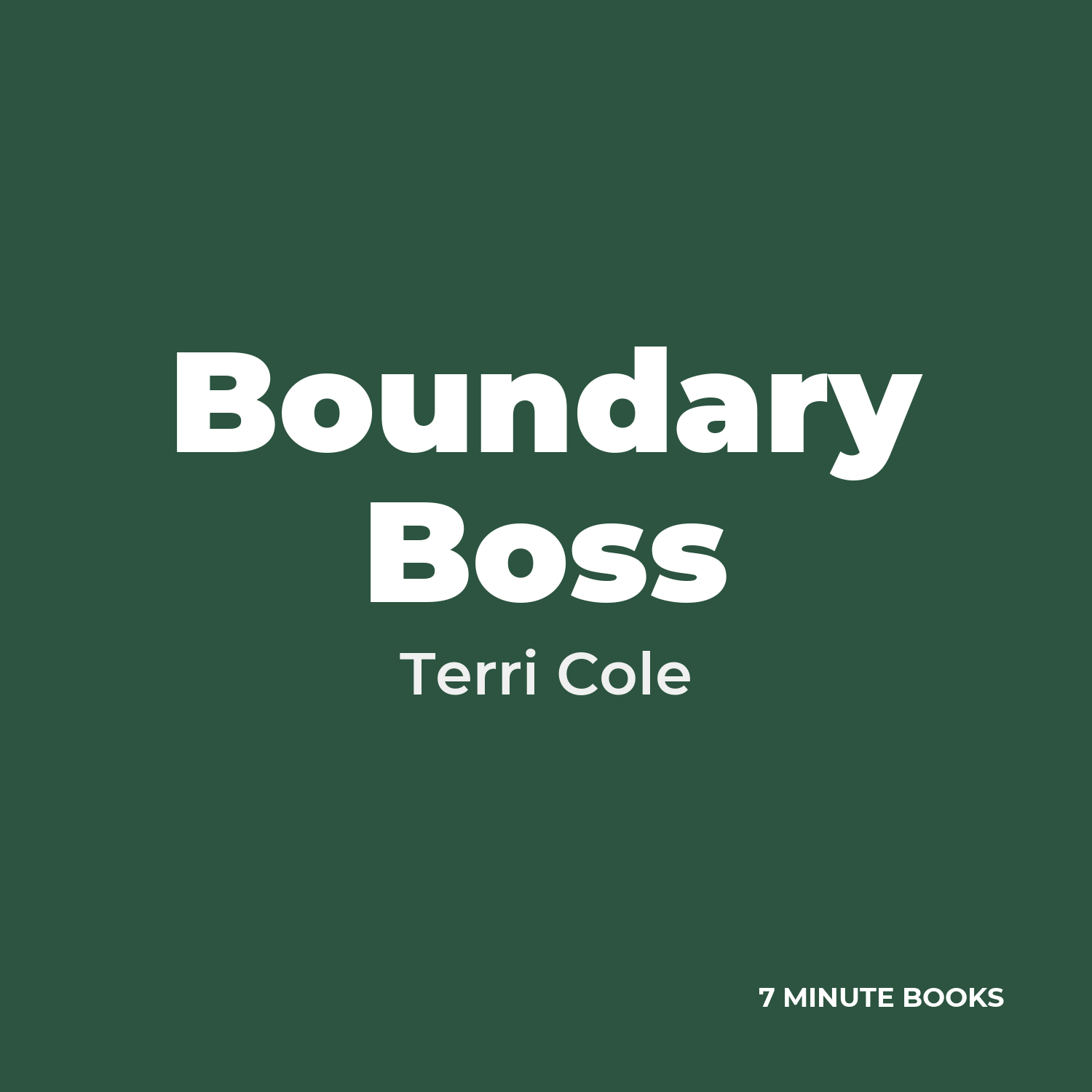 Boundary Boss cover
