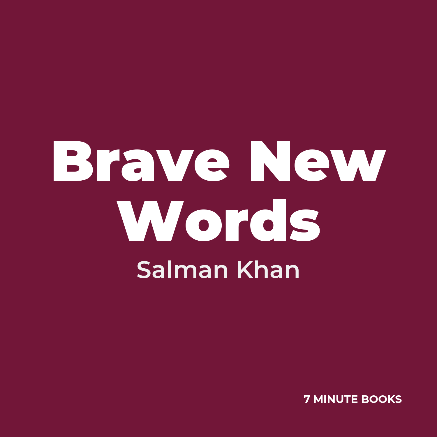 Brave New Words cover