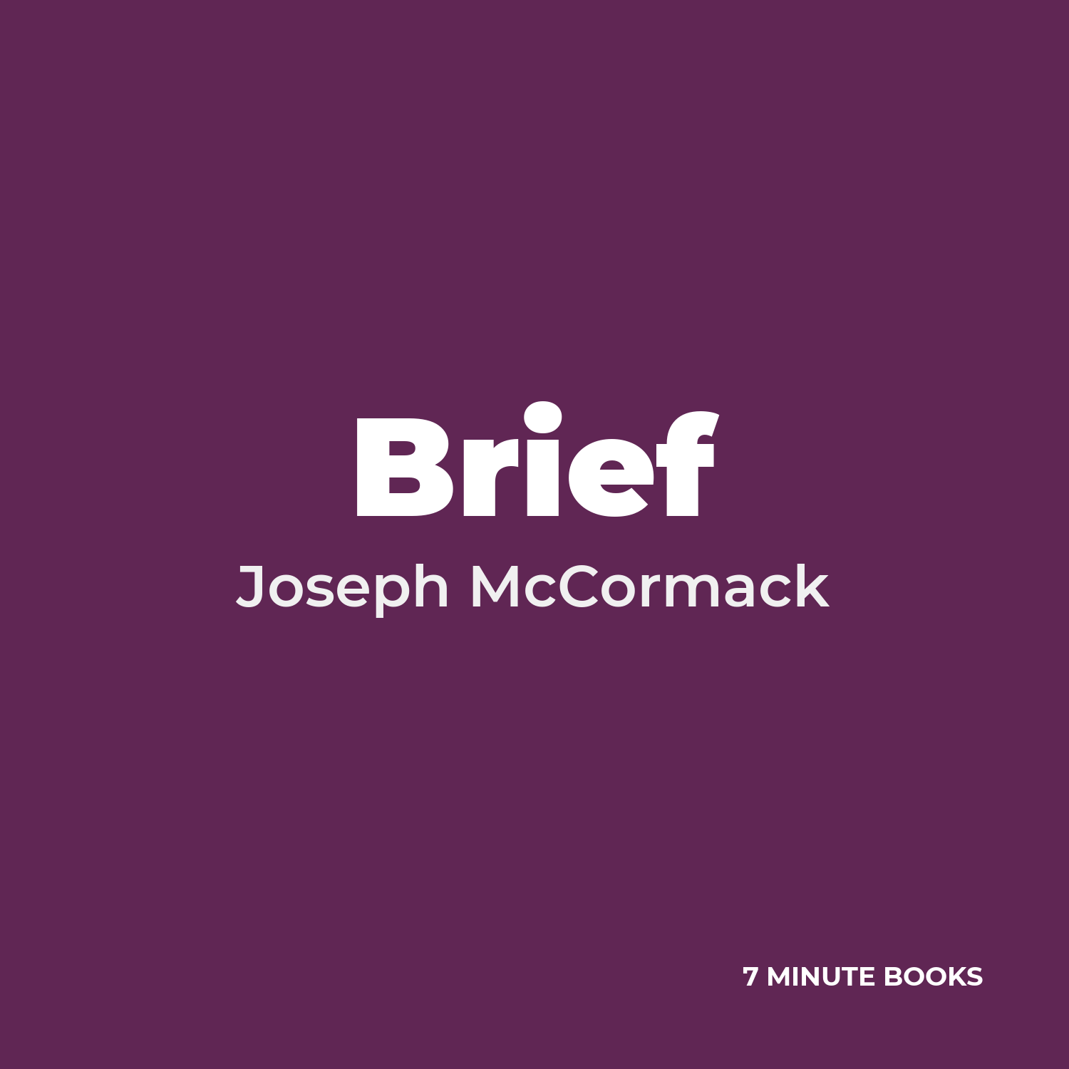 Brief cover