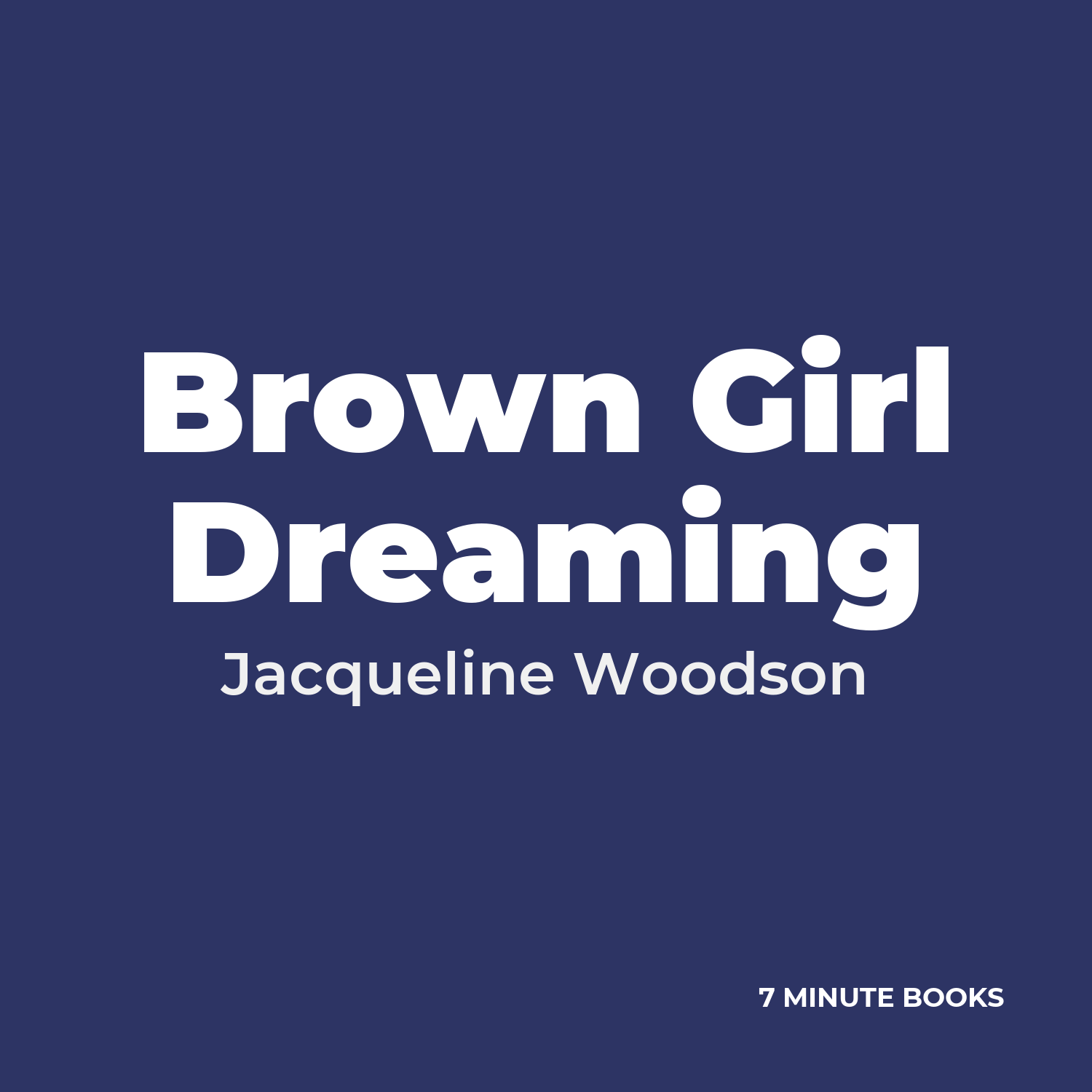 Brown Girl Dreaming cover