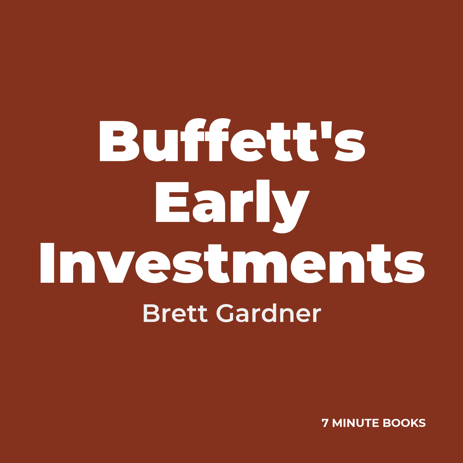 Buffett's Early Investments cover