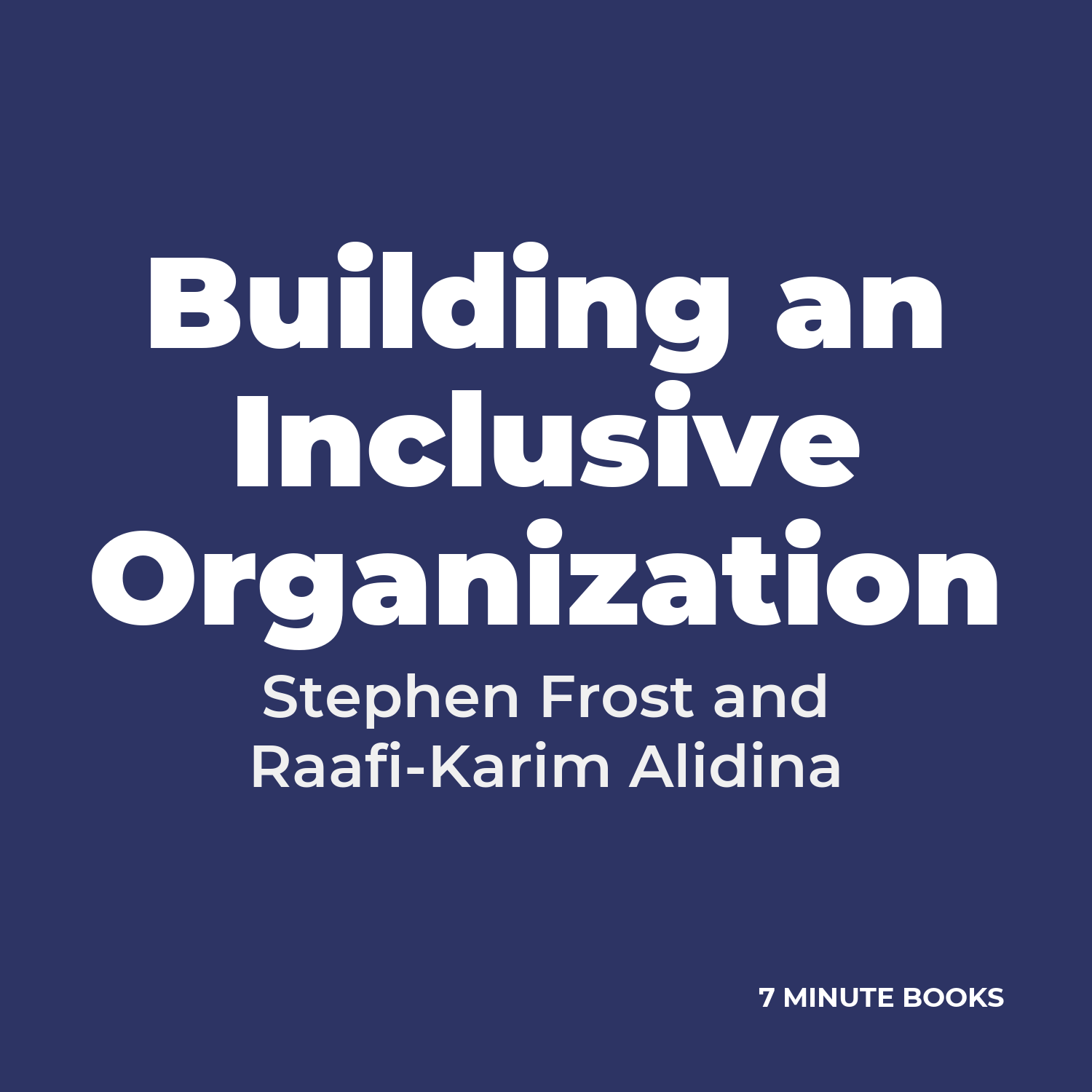 Building an Inclusive Organization cover