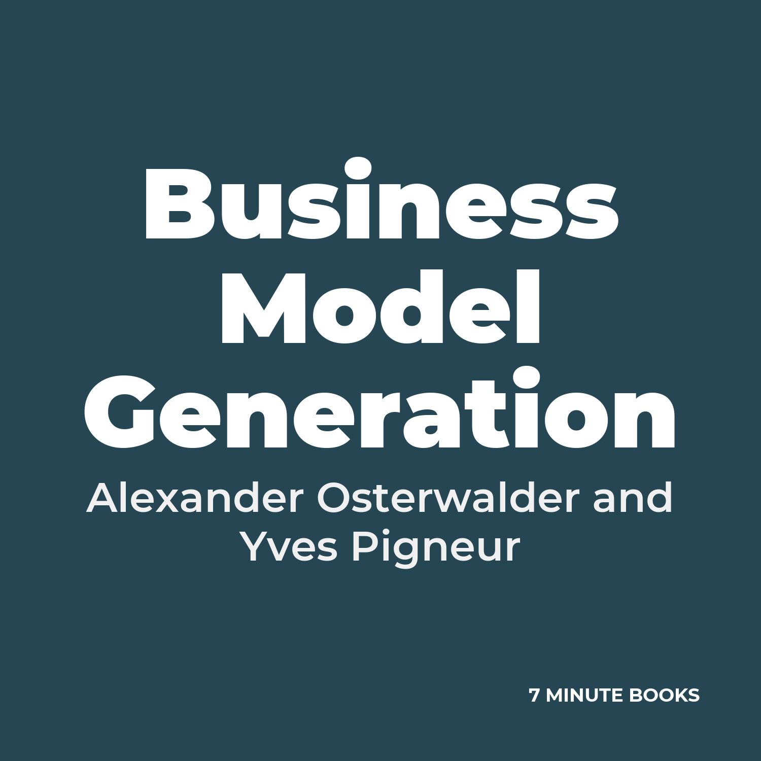 Business Model Generation cover