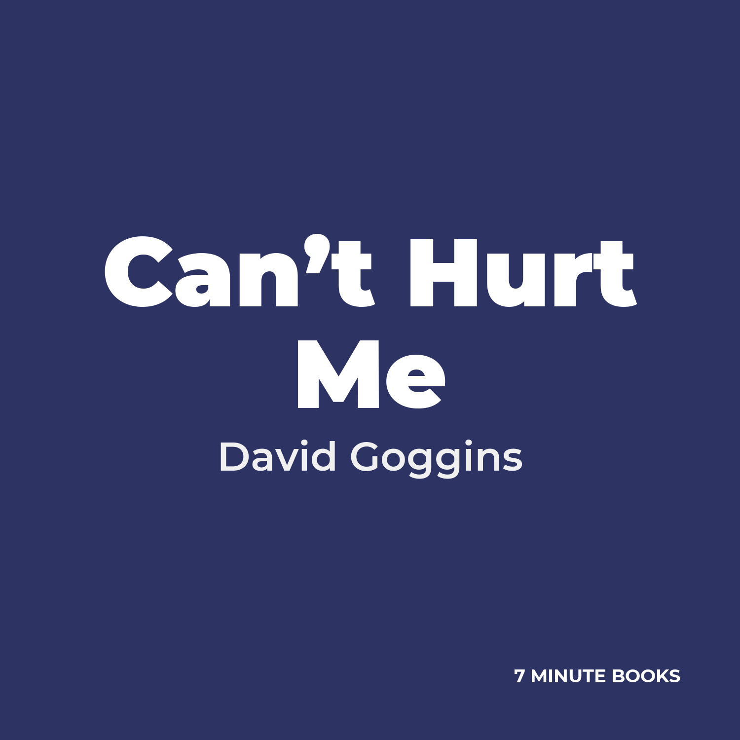 Can’t Hurt Me cover