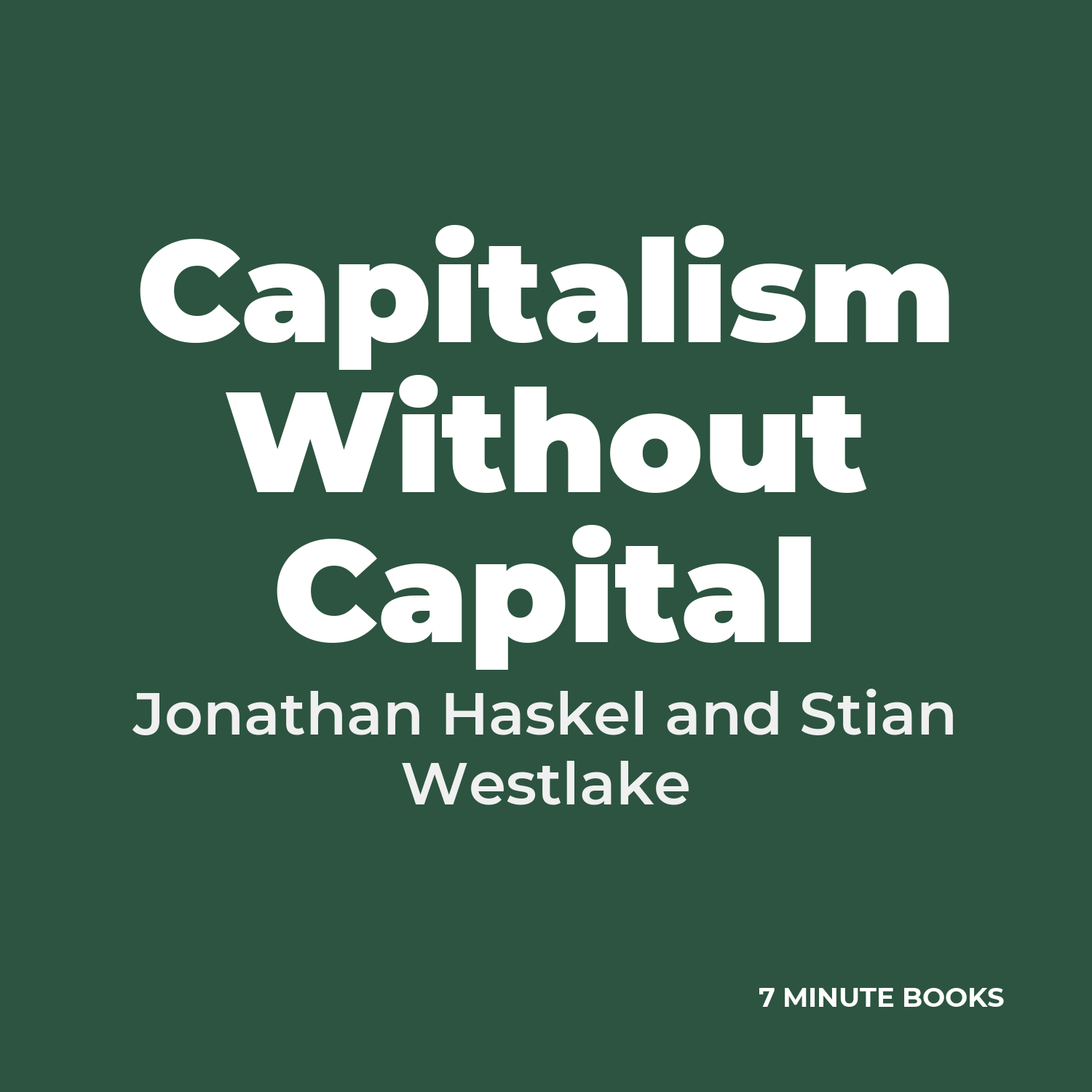 Capitalism Without Capital cover