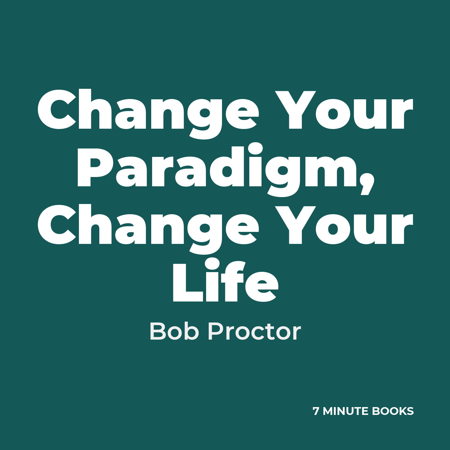 Change Your Paradigm, Change Your Life cover