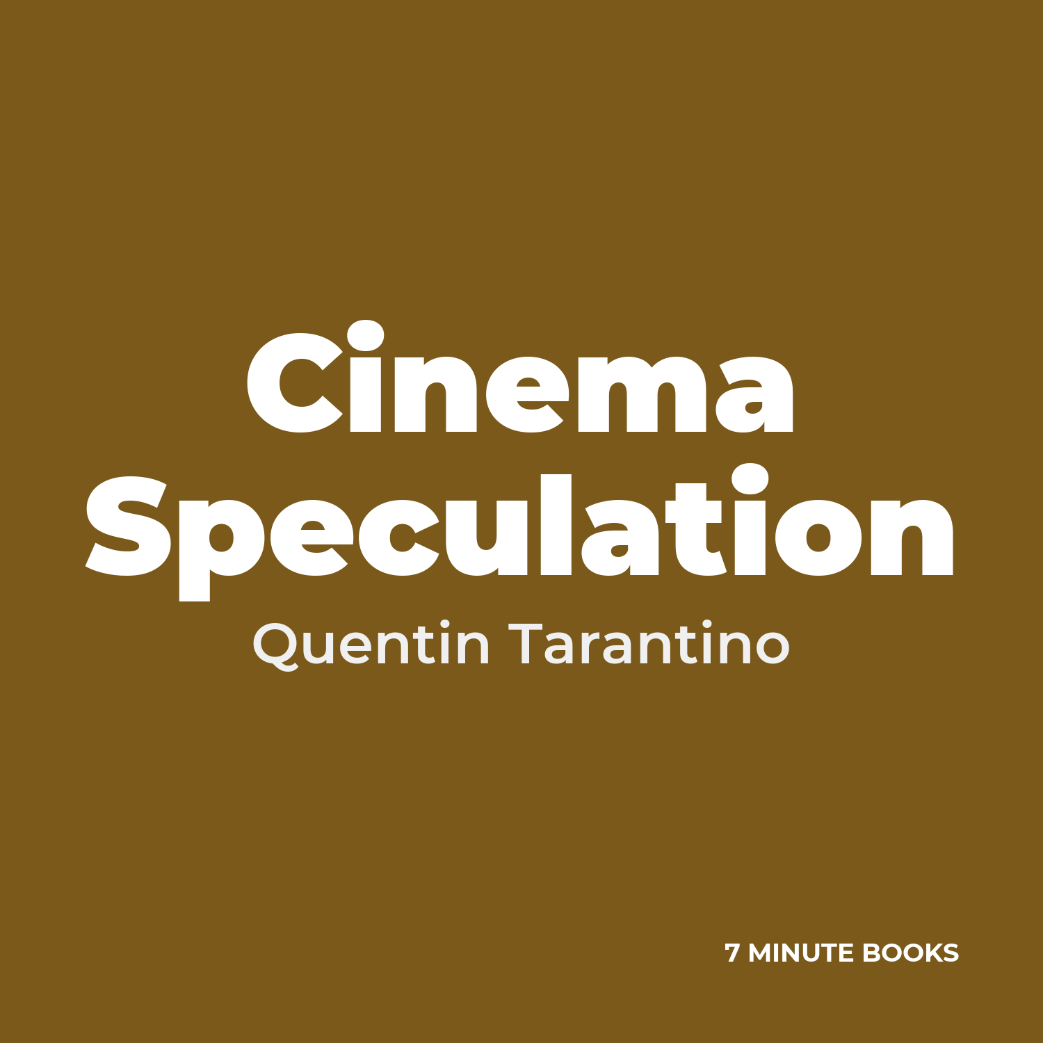 Cinema Speculation cover