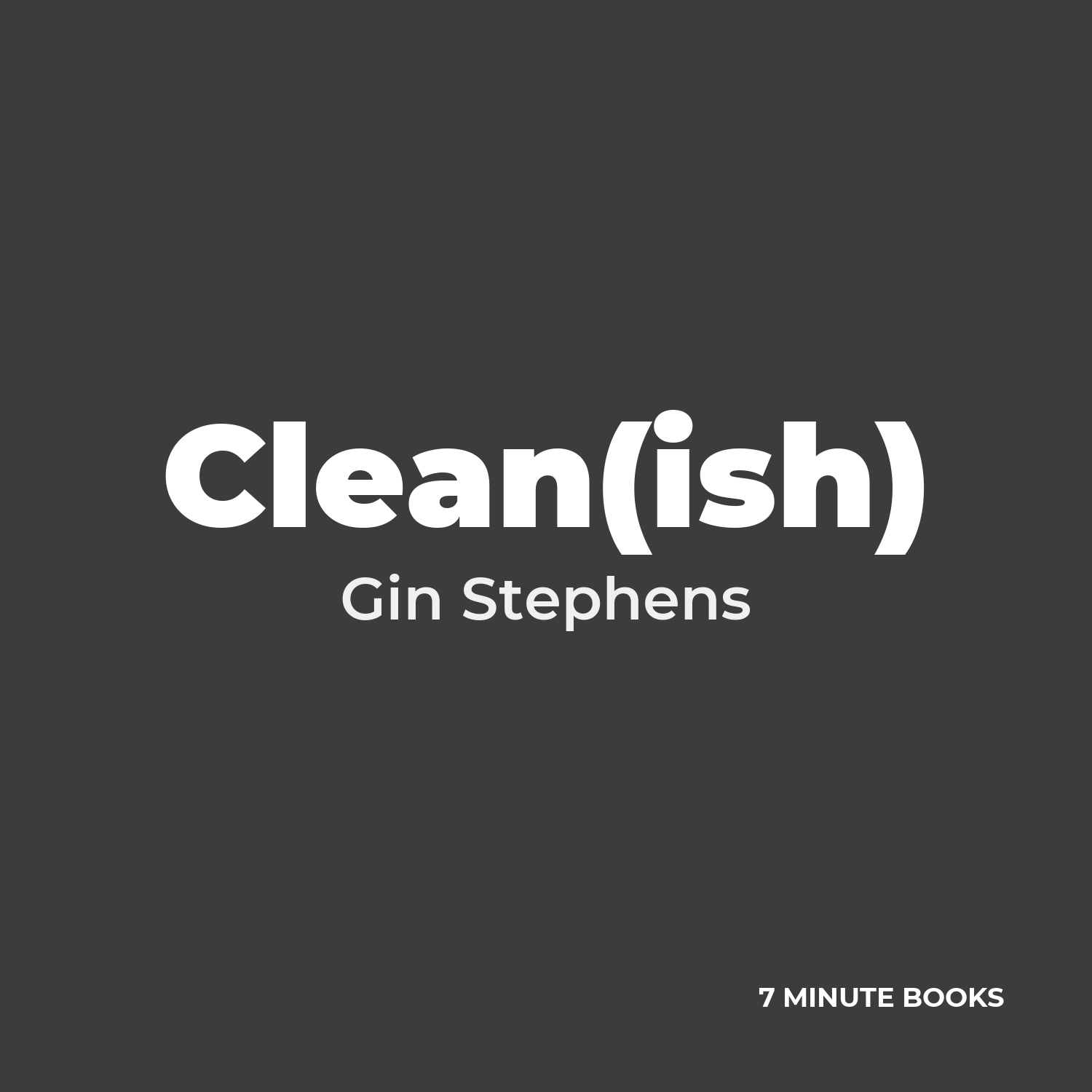 Clean(ish) cover