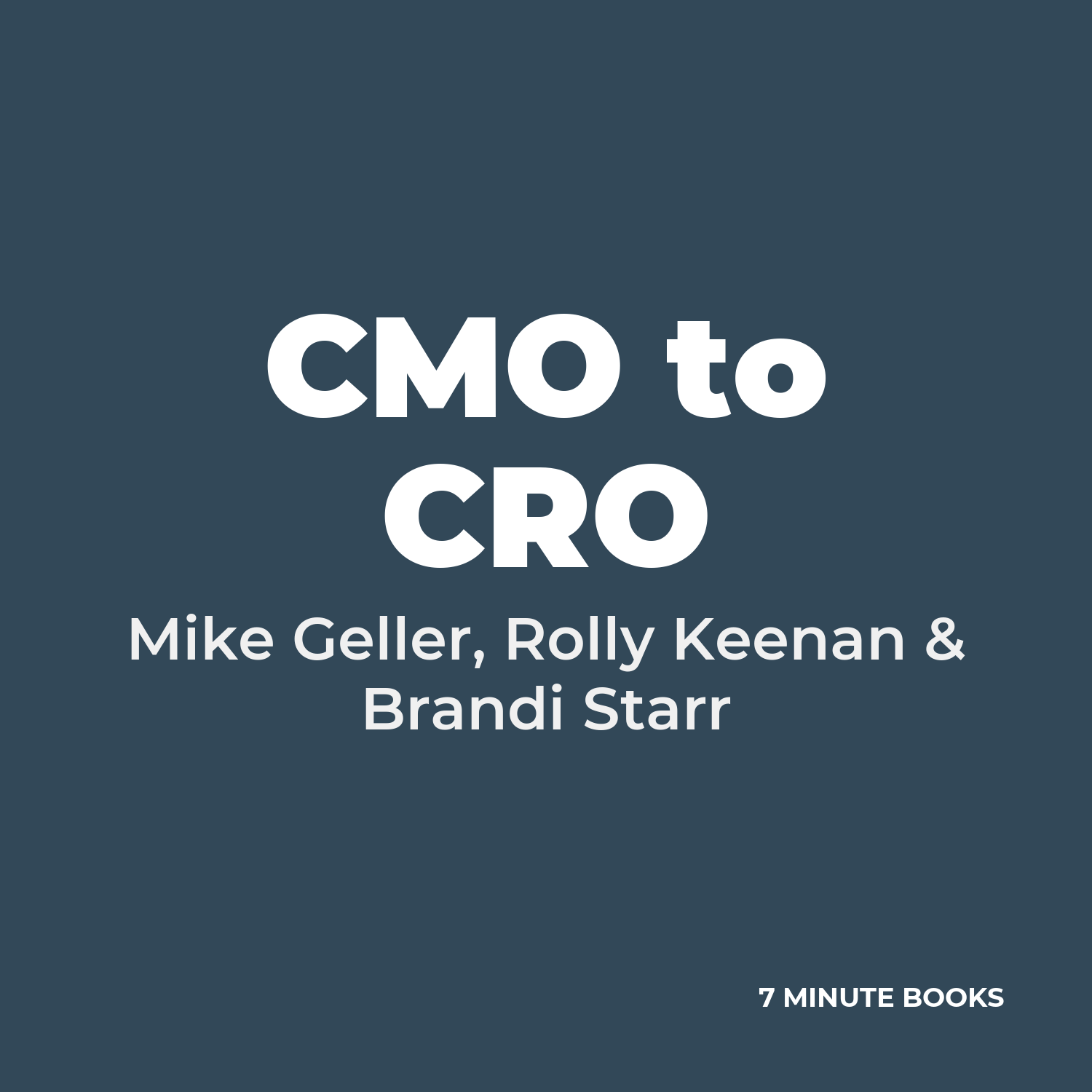 CMO to CRO cover