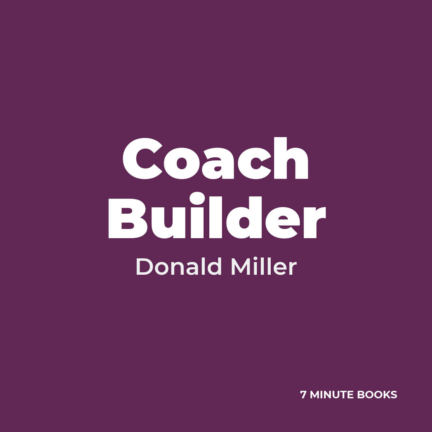 Coach Builder cover