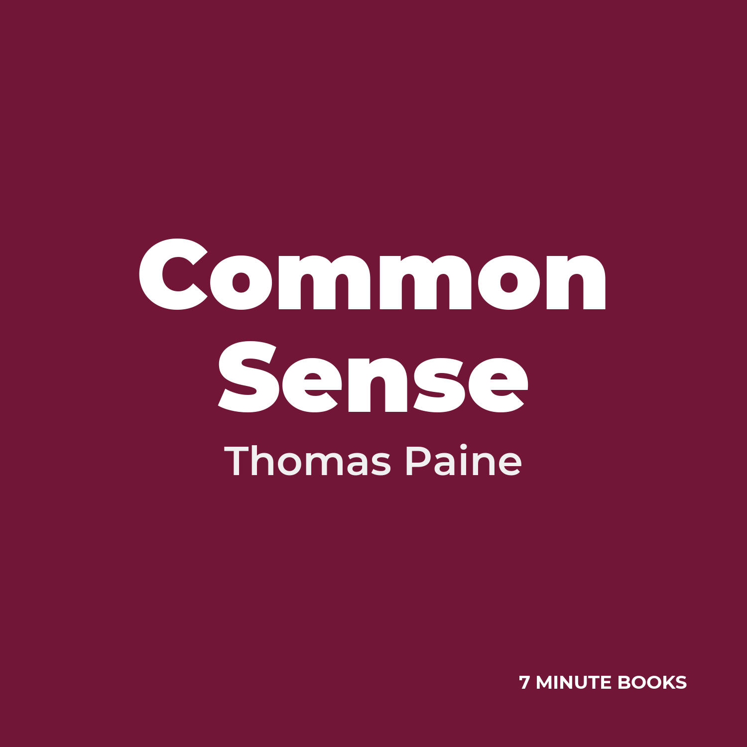 Common Sense cover
