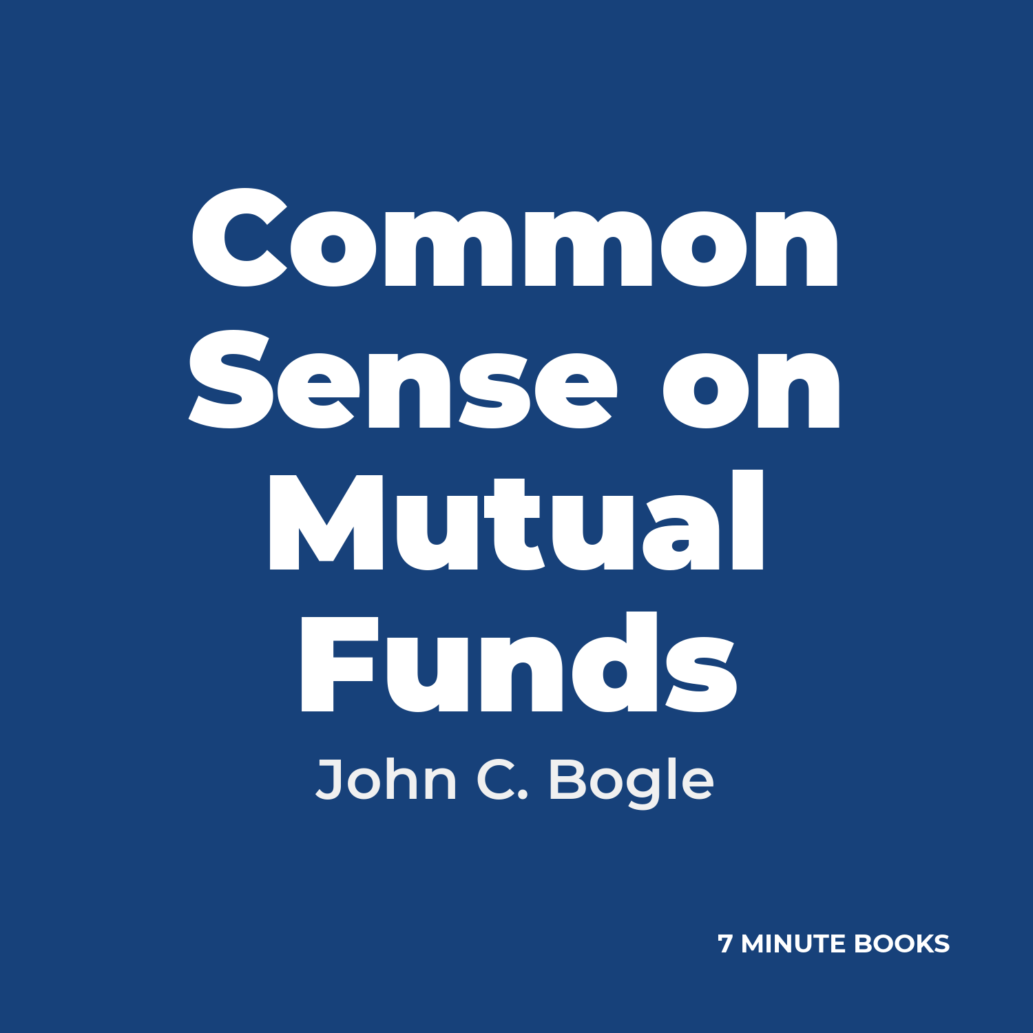 Common Sense on Mutual Funds cover