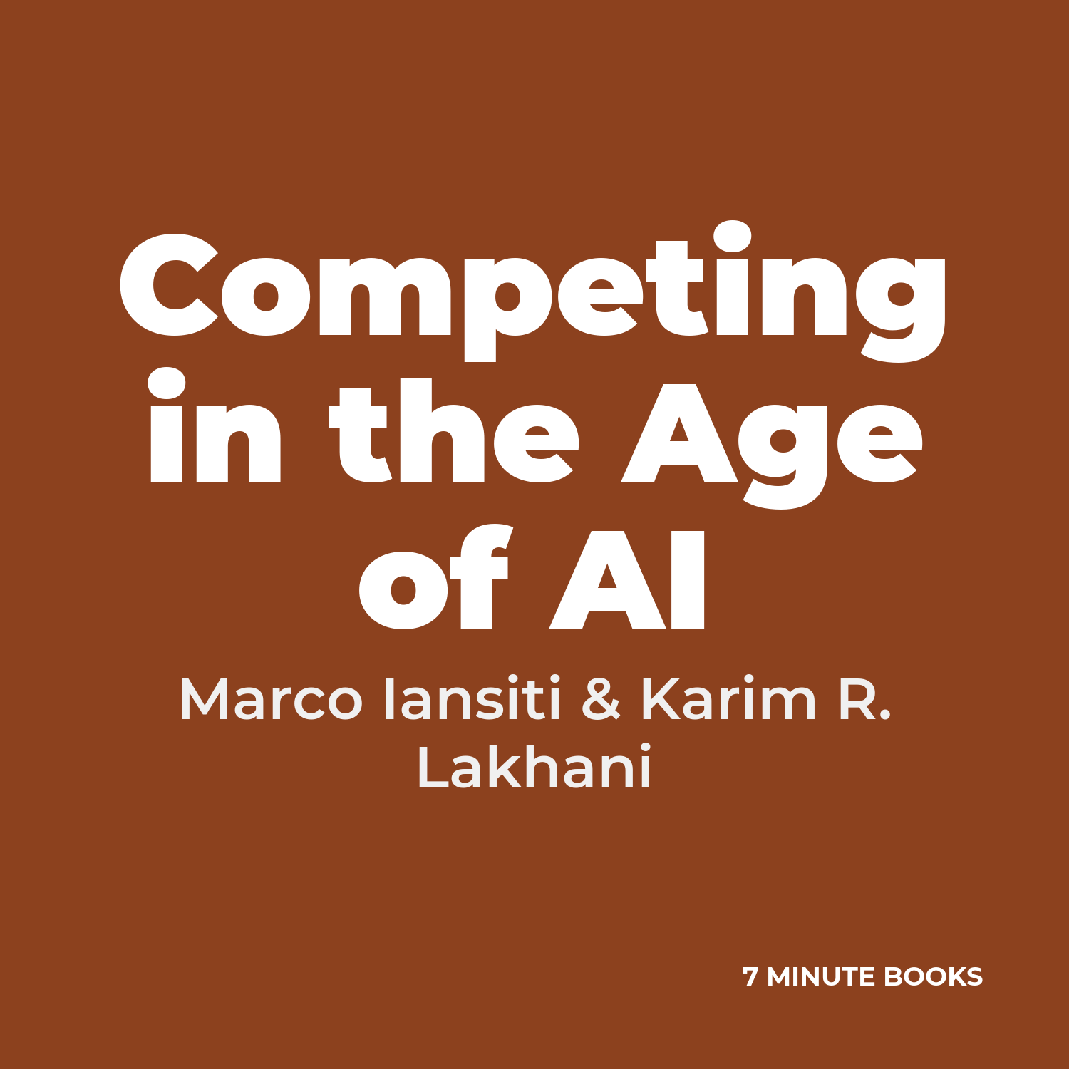 Competing in the Age of AI cover