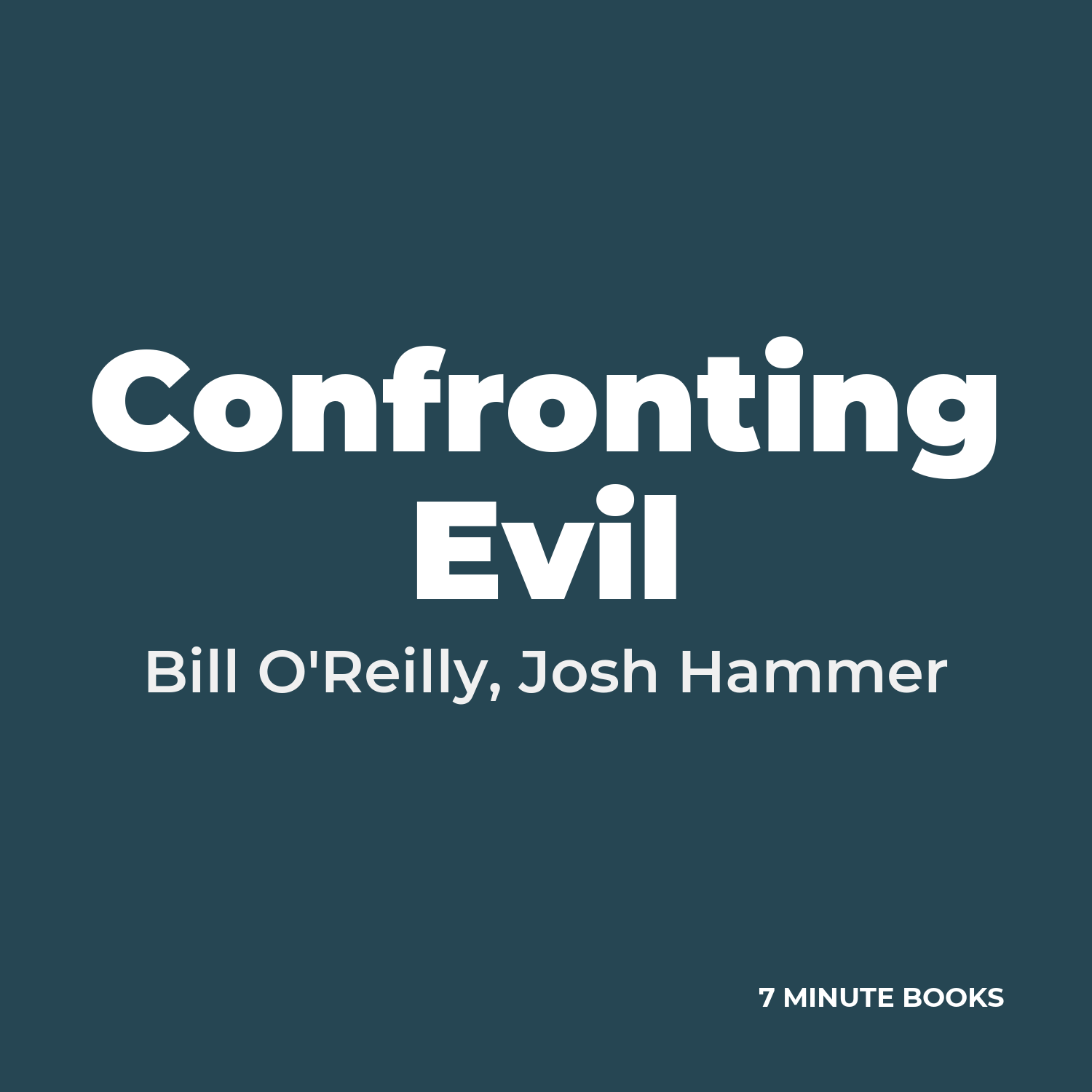 Confronting Evil cover