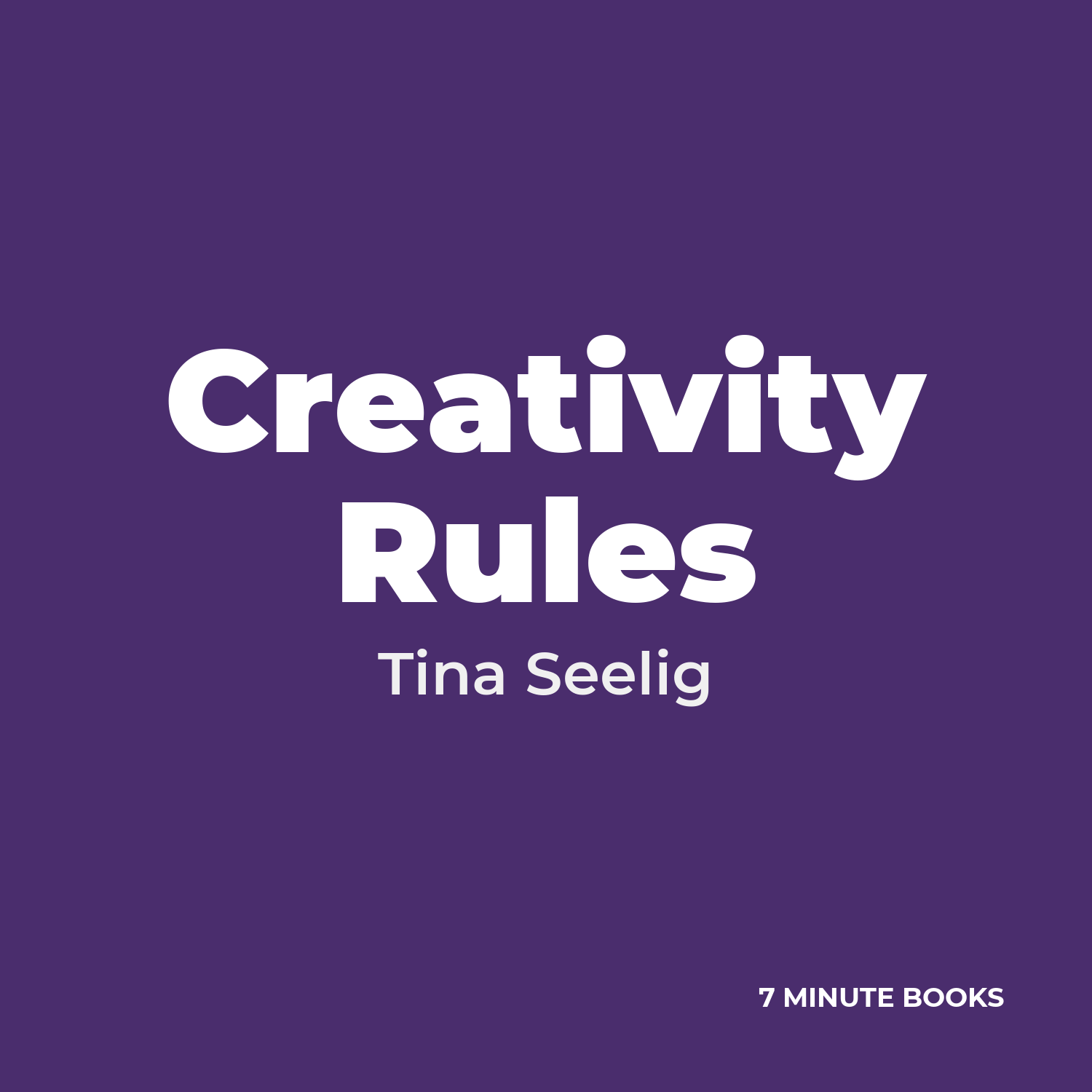 Creativity Rules cover