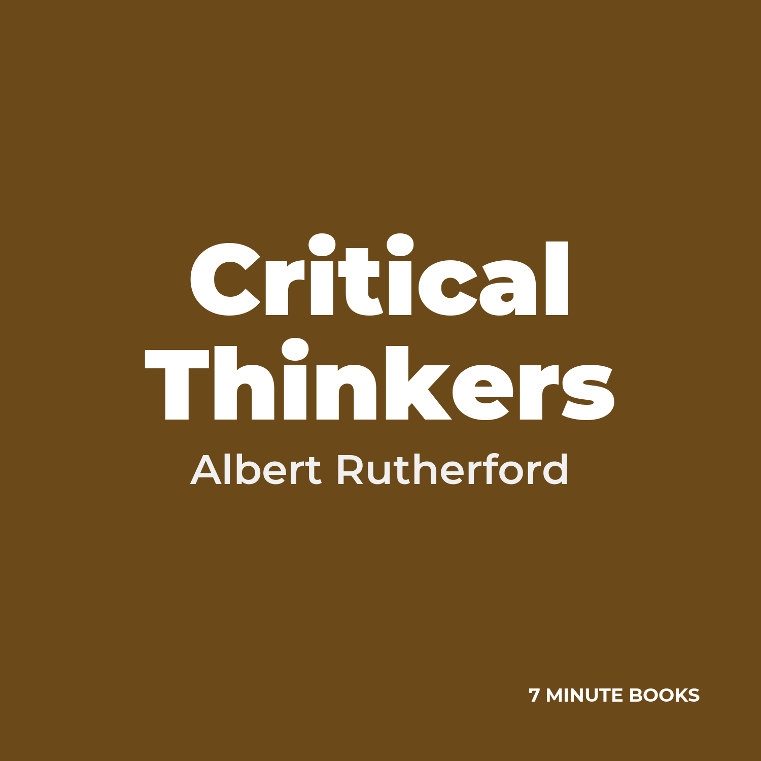 Critical Thinkers cover