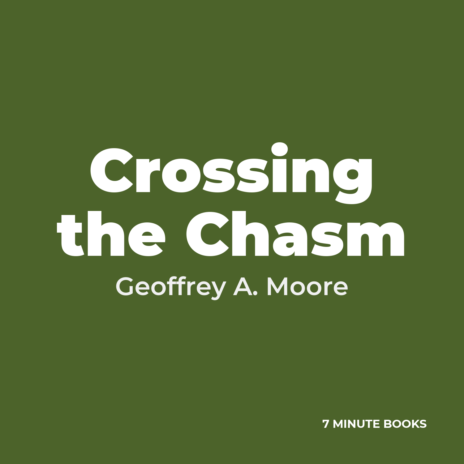 Crossing the Chasm cover