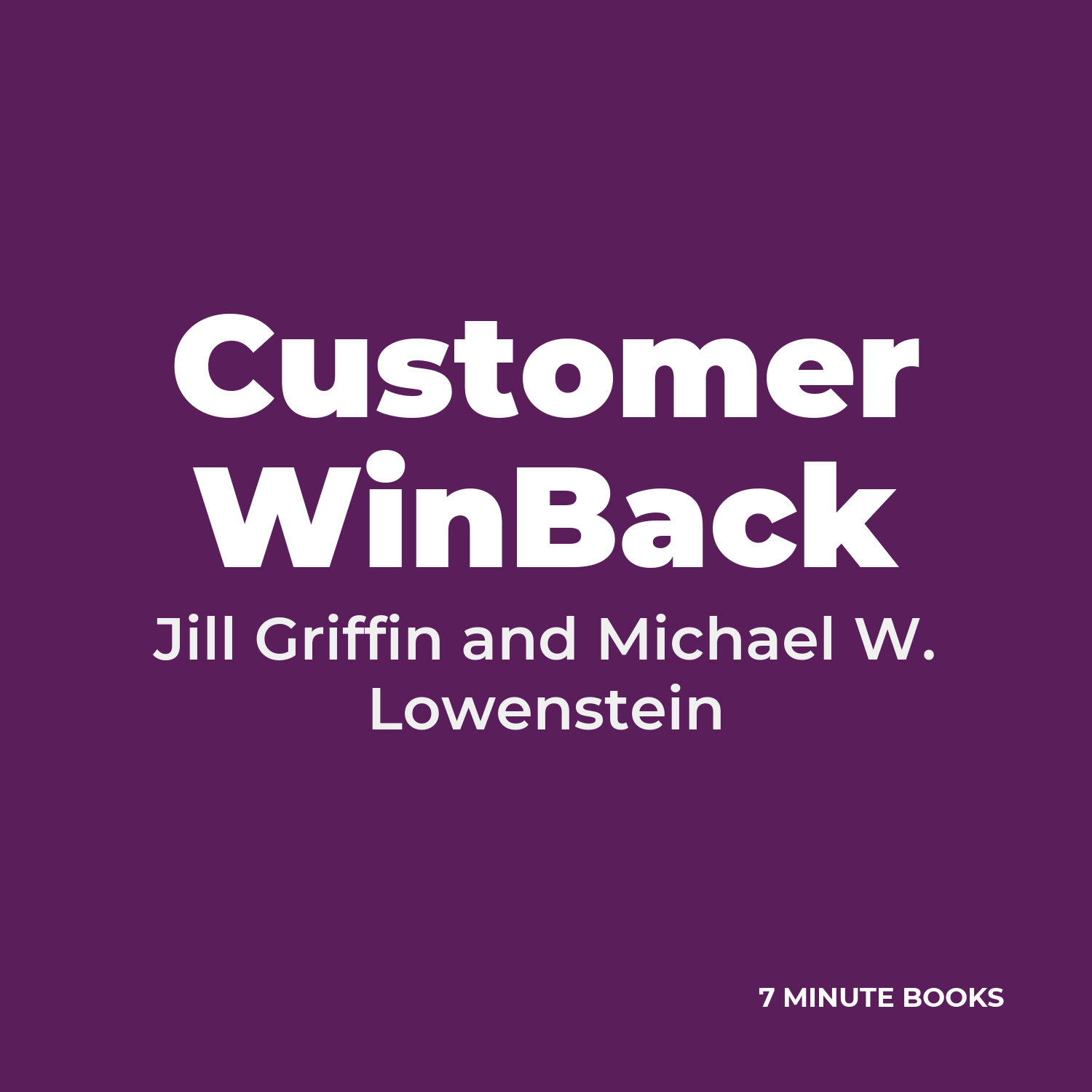 Customer WinBack cover