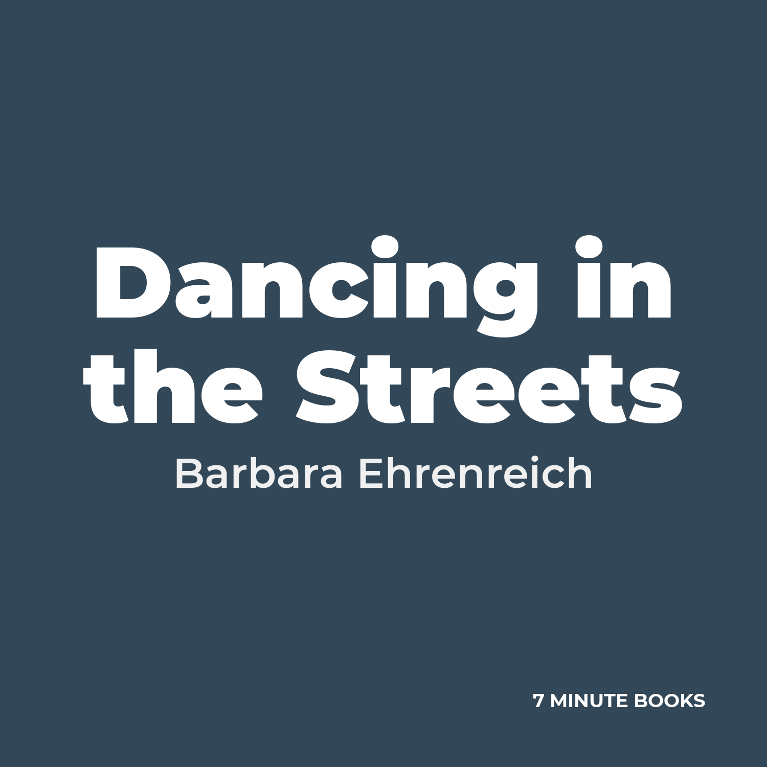 Dancing in the Streets cover