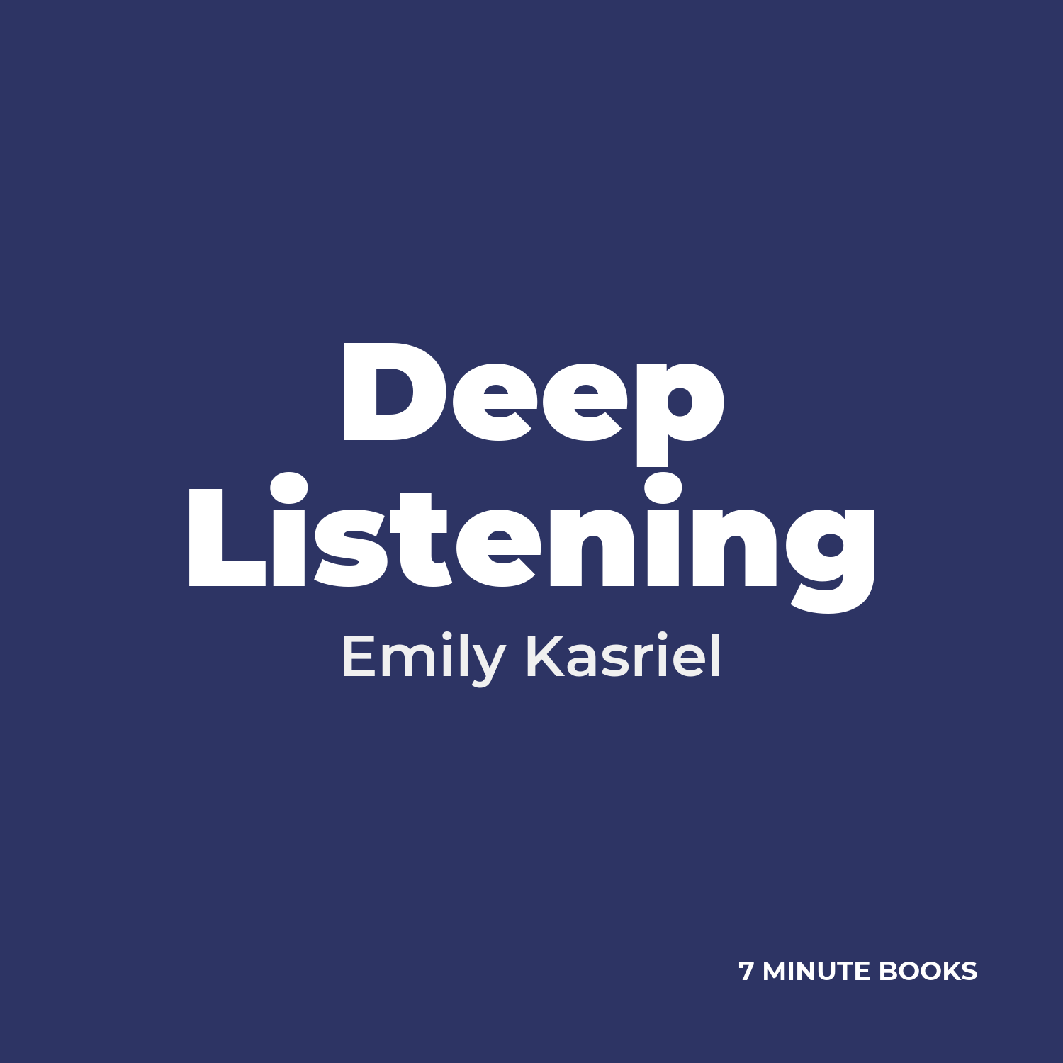 Deep Listening cover