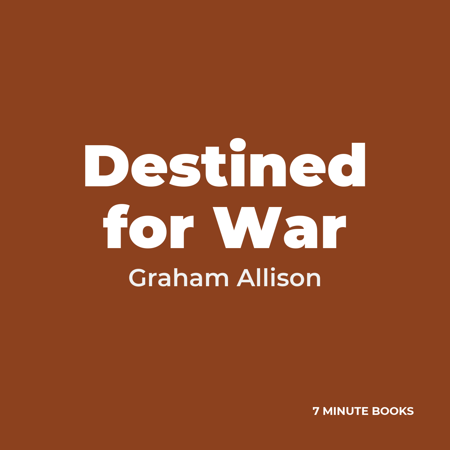 Destined for War cover
