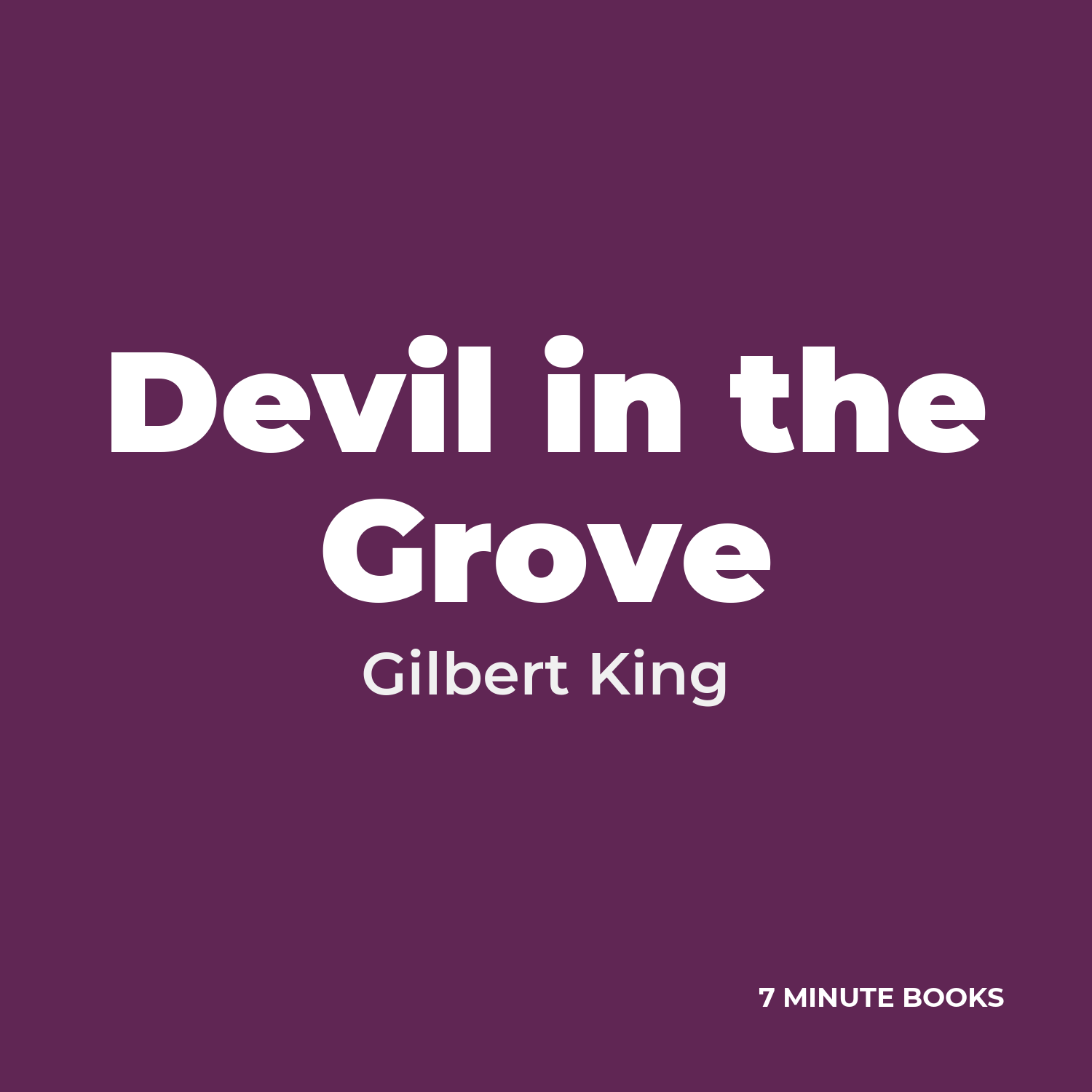 Devil in the Grove cover