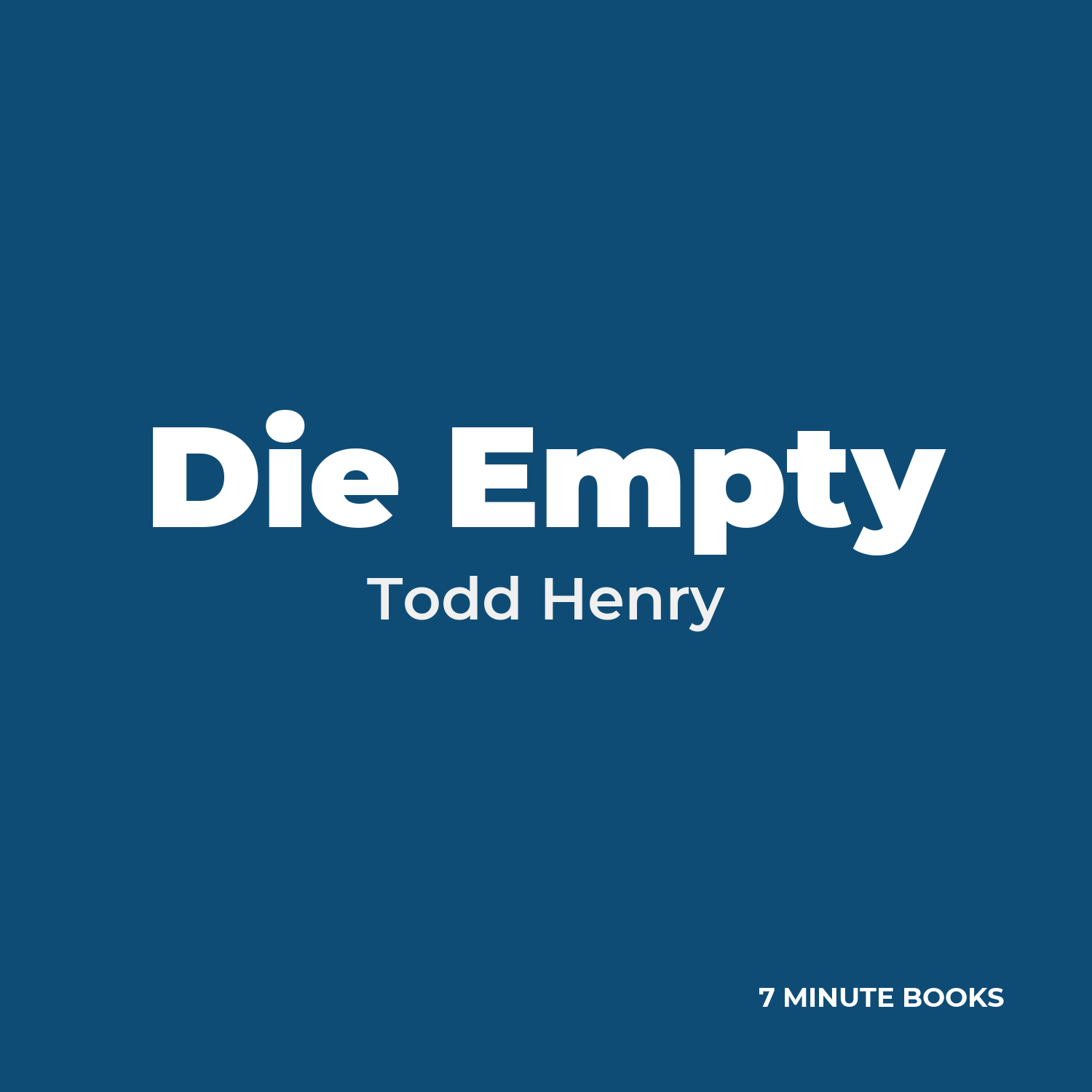 Die Empty cover