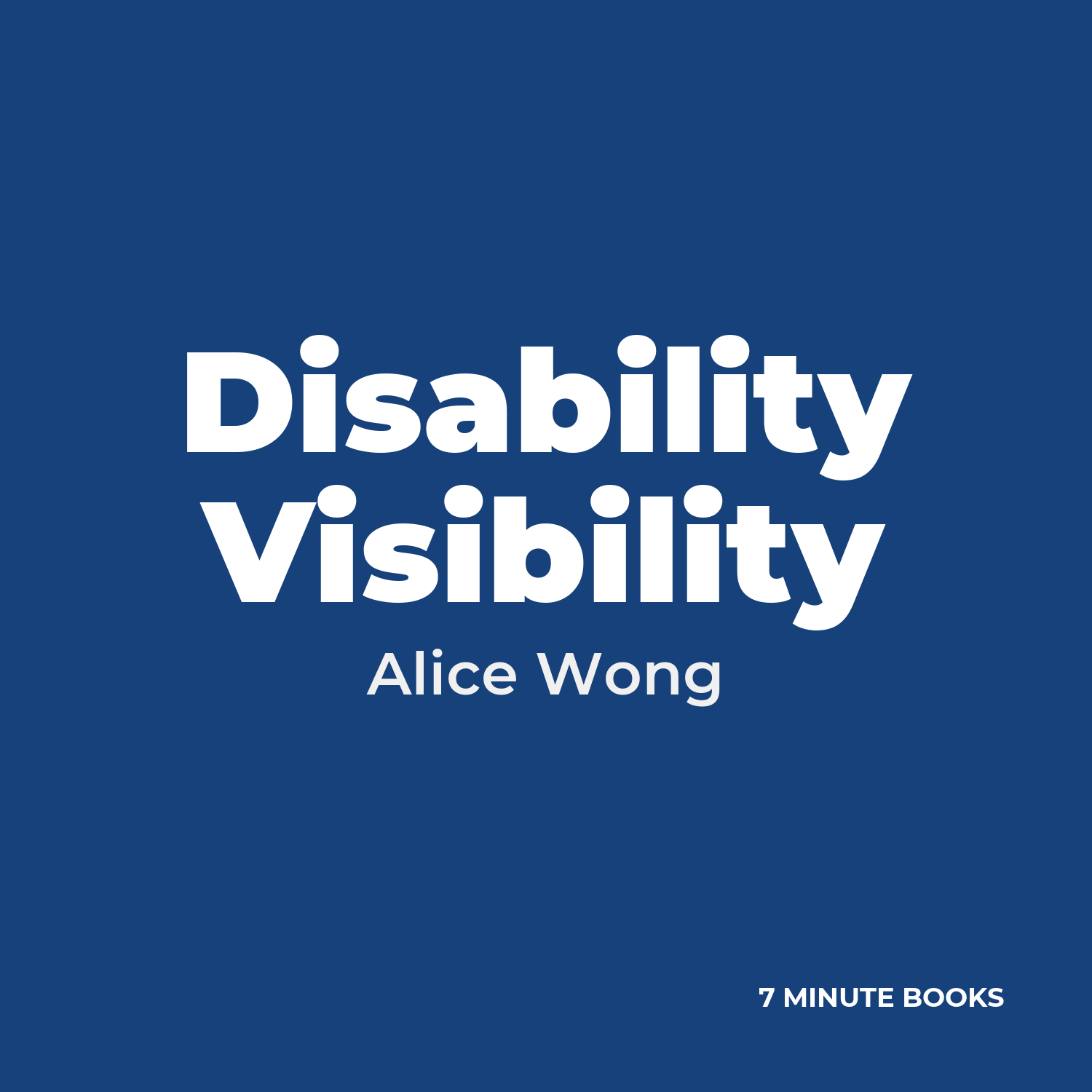 Disability Visibility cover