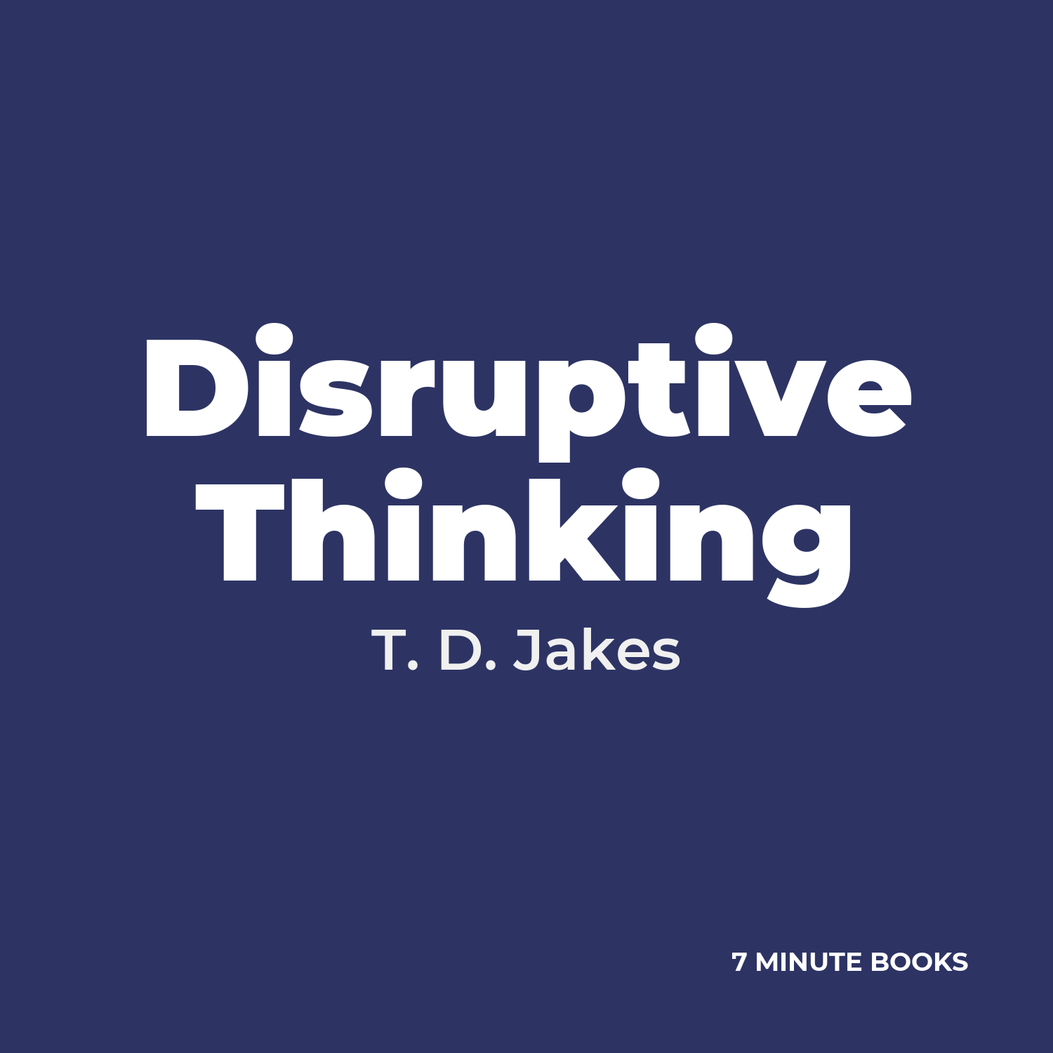 Disruptive Thinking cover