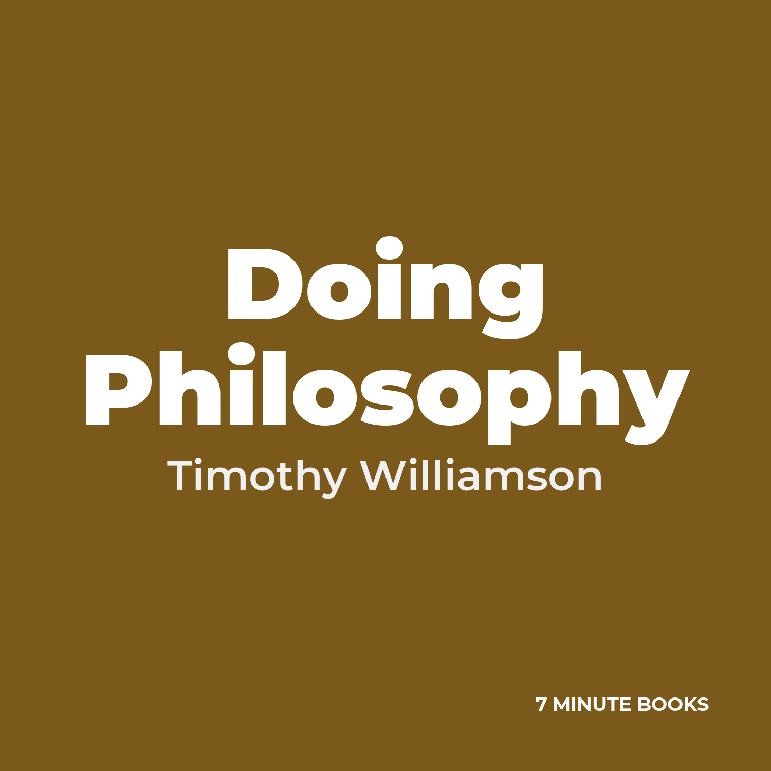 Doing Philosophy cover