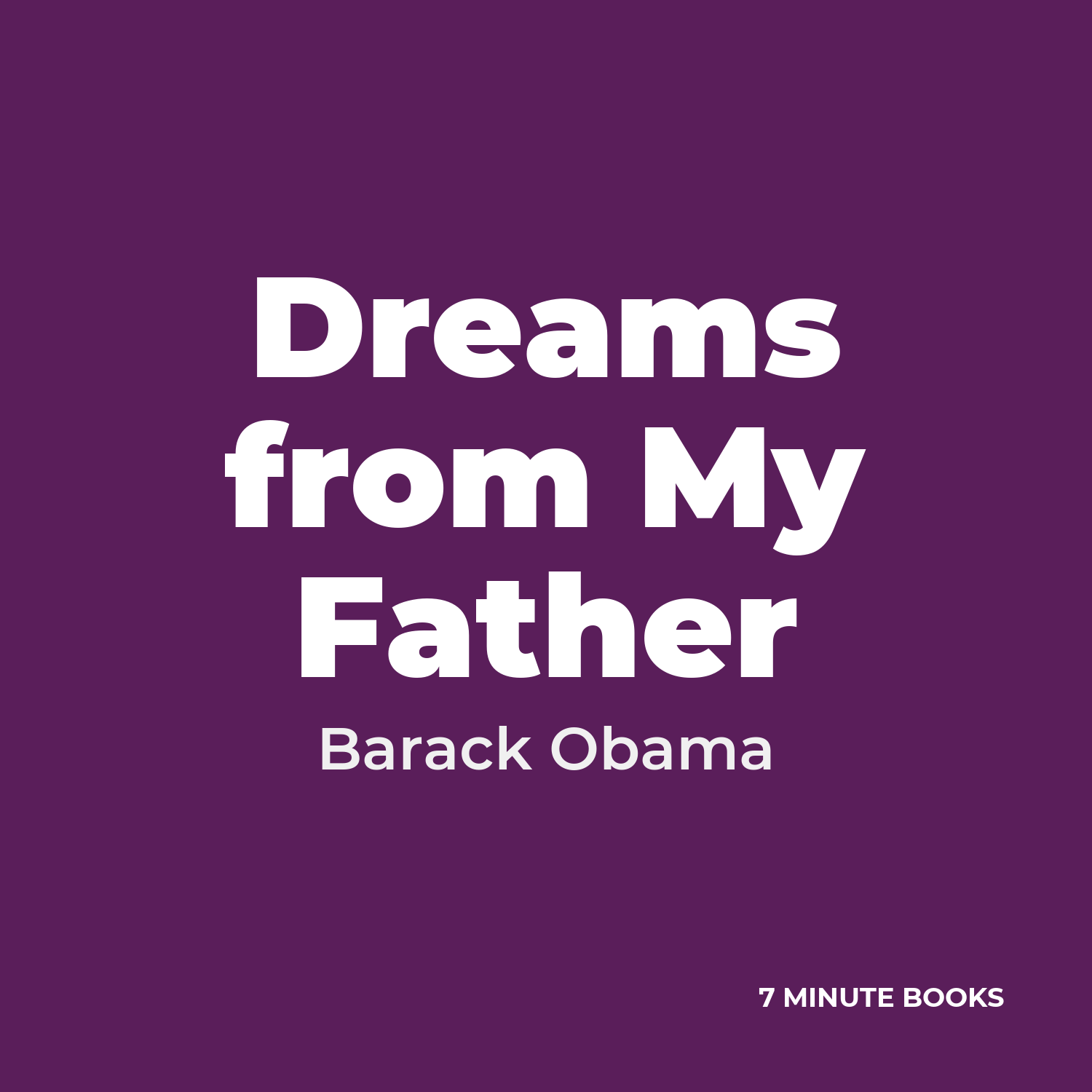 Dreams from My Father cover