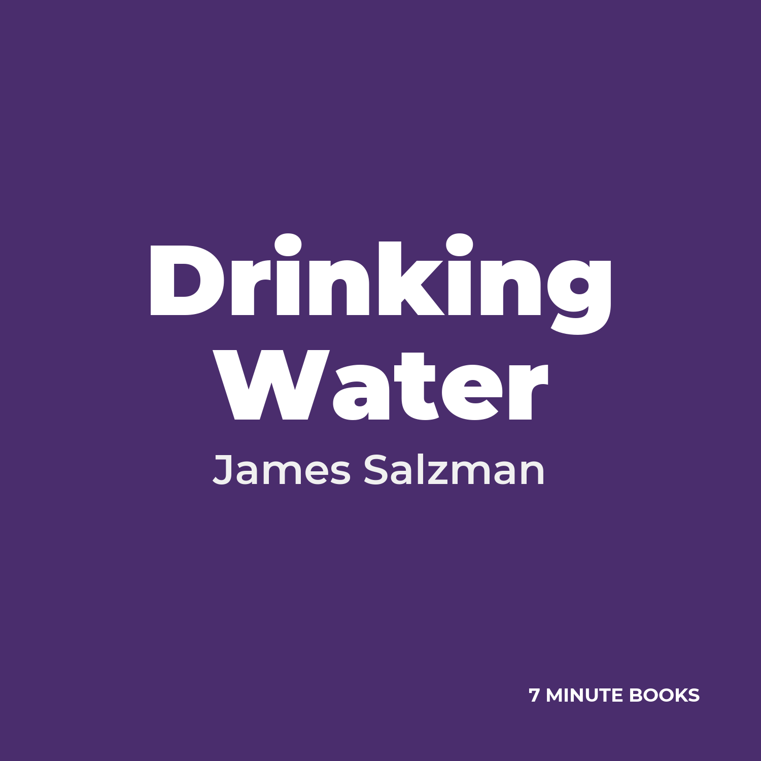 Drinking Water cover