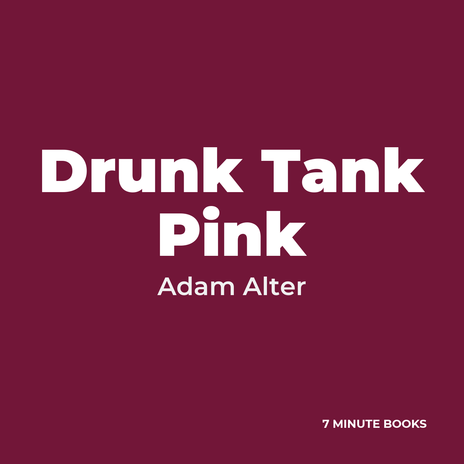 Drunk Tank Pink cover